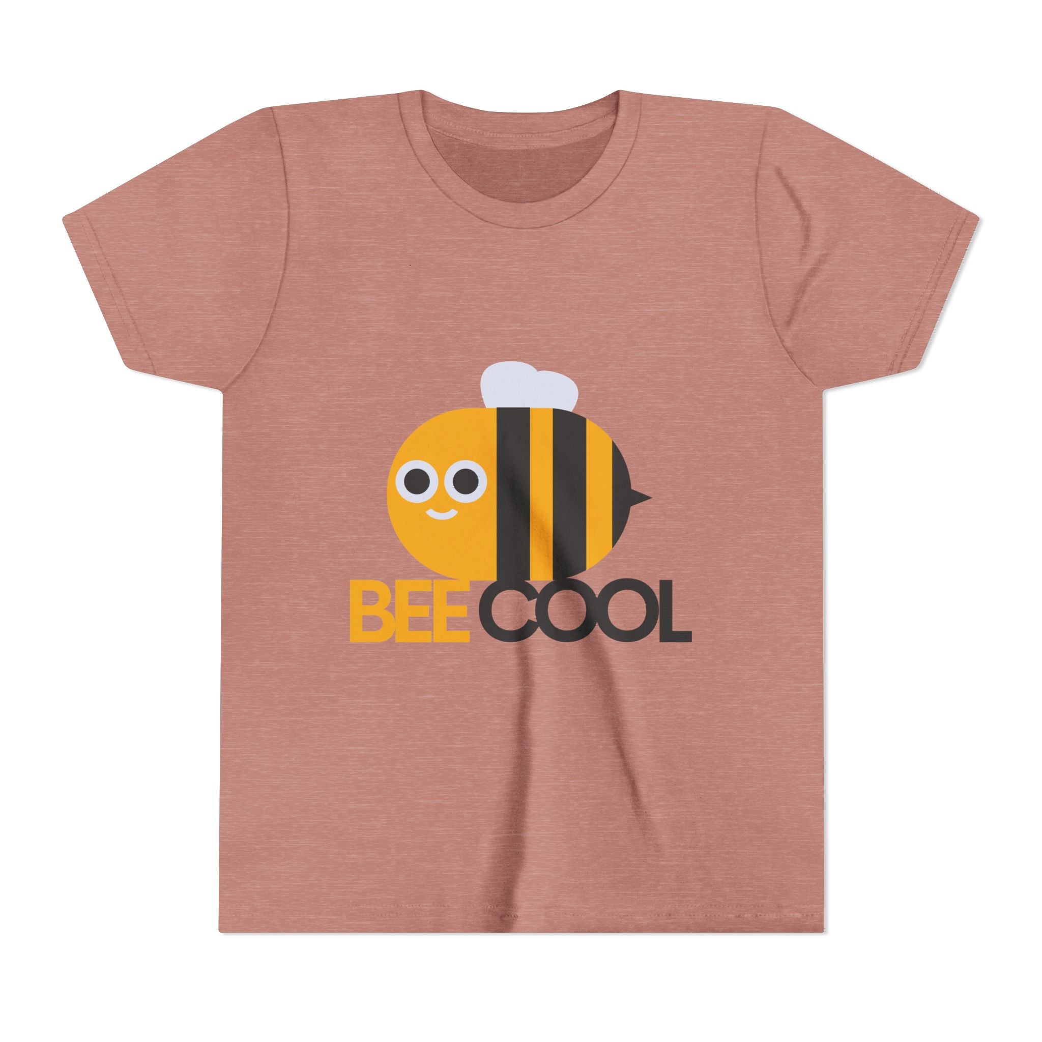 Bee Cool Kids Tee — Cute Bee Graphic Youth Short Sleeve Shirt