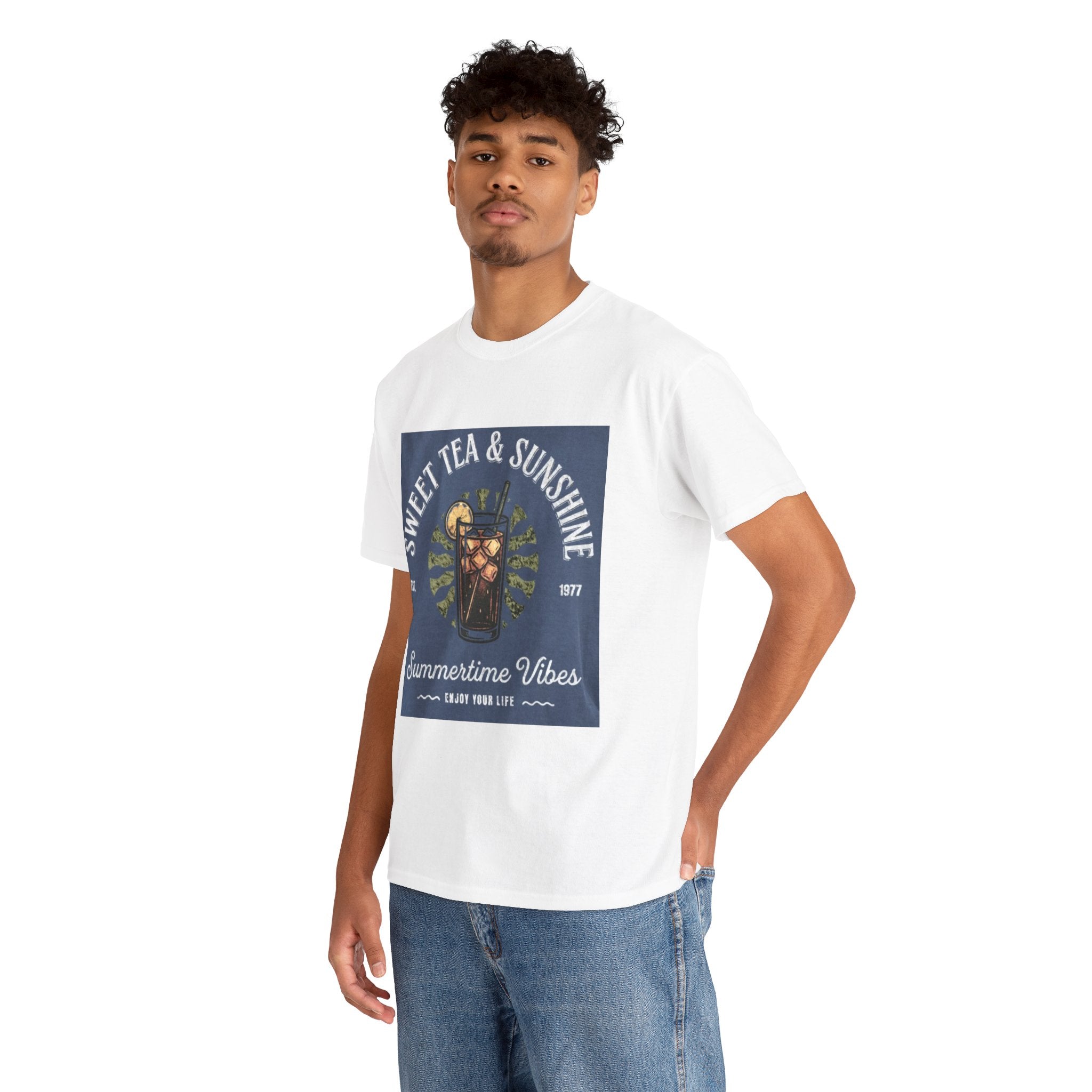 Sweet Tea & Sunshine Tee — Summertime Vibes Iced Tea Graphic T-Shirt
