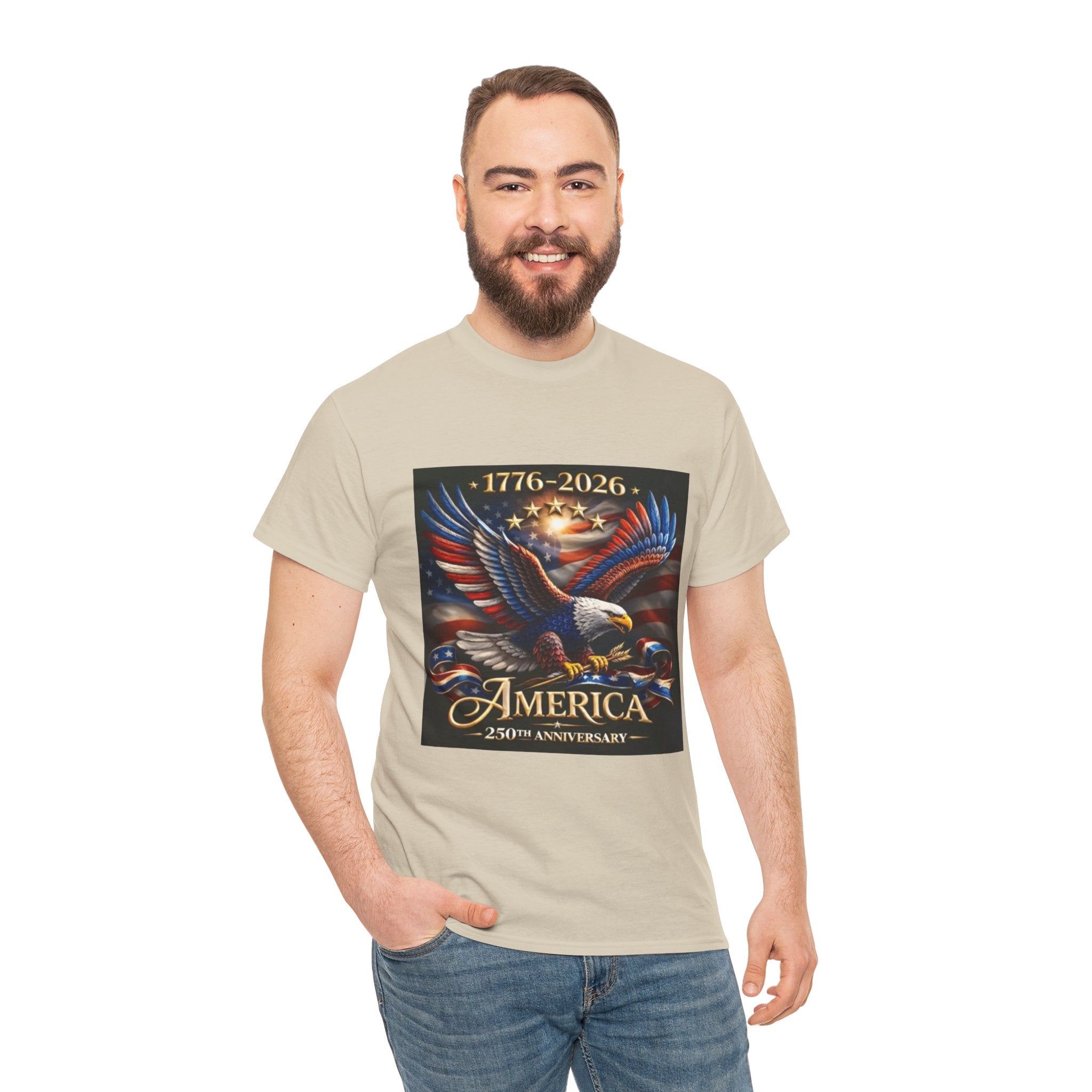 America 250th Anniversary T-Shirt — 1776–2026 Patriotic Eagle Tee