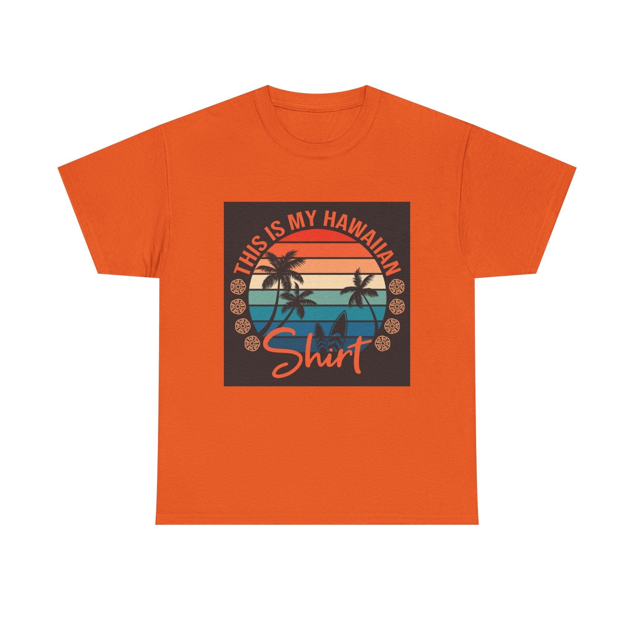 This Is My Hawaiian Shirt Tee — Vintage Sunset Palm Beach T-Shirt