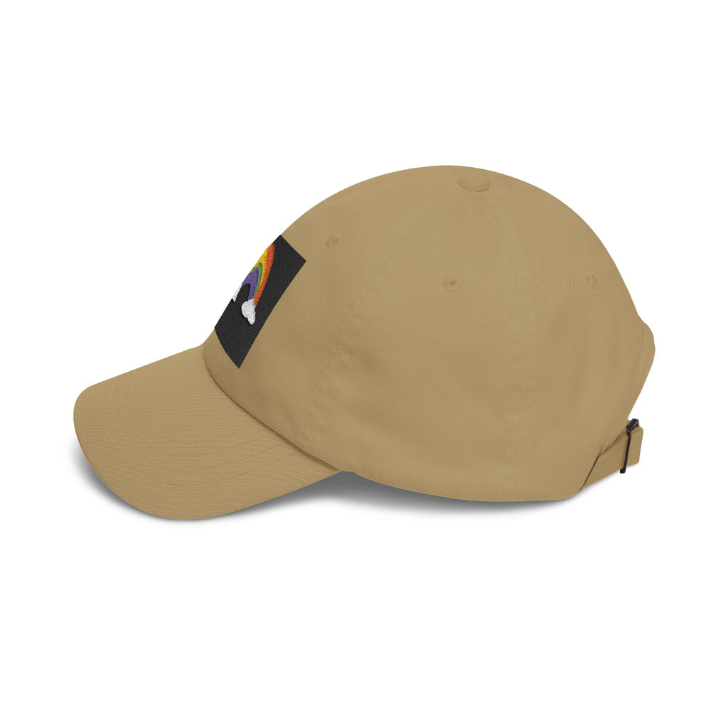 Dad Cap — Embroidered Rainbow Patch Baseball Hat