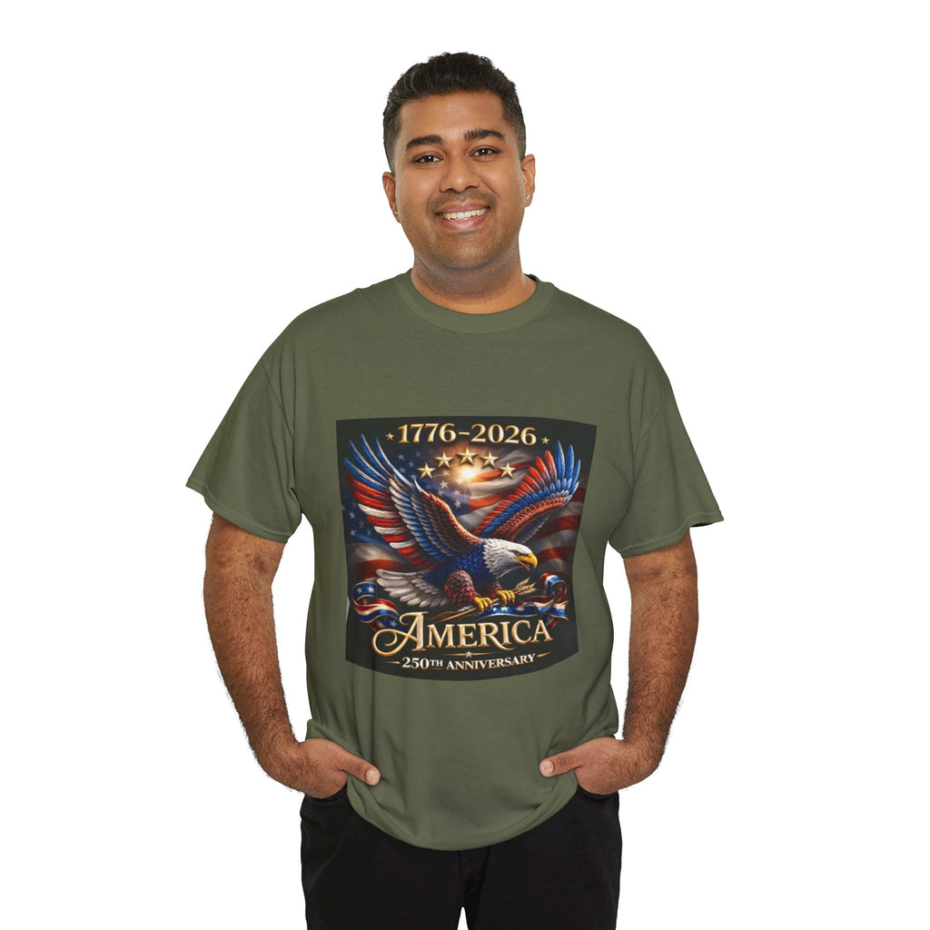 America 250th Anniversary T-Shirt — 1776–2026 Patriotic Eagle Tee