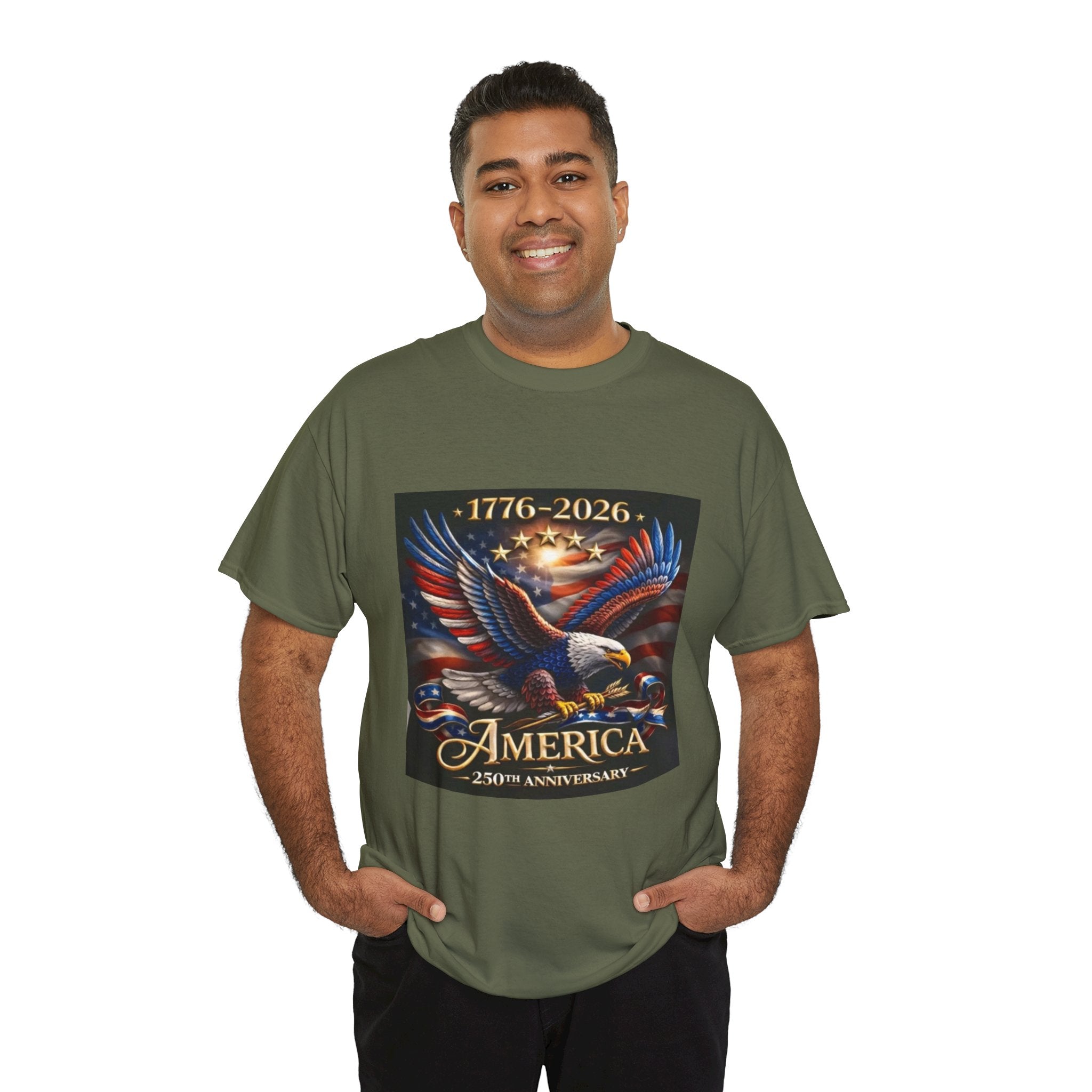 America 250th Anniversary T-Shirt — 1776–2026 Patriotic Eagle Tee
