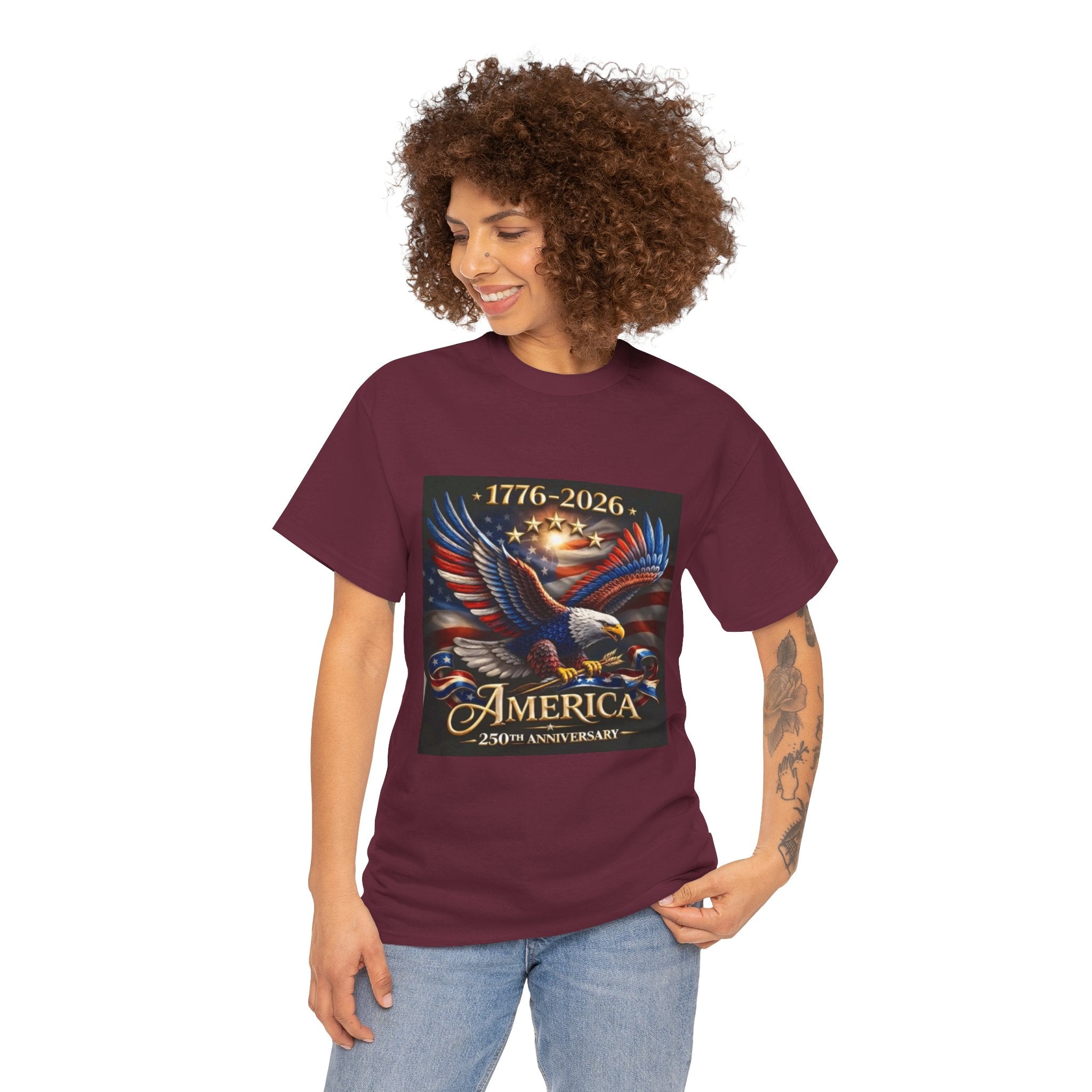 America 250th Anniversary T-Shirt — 1776–2026 Patriotic Eagle Tee