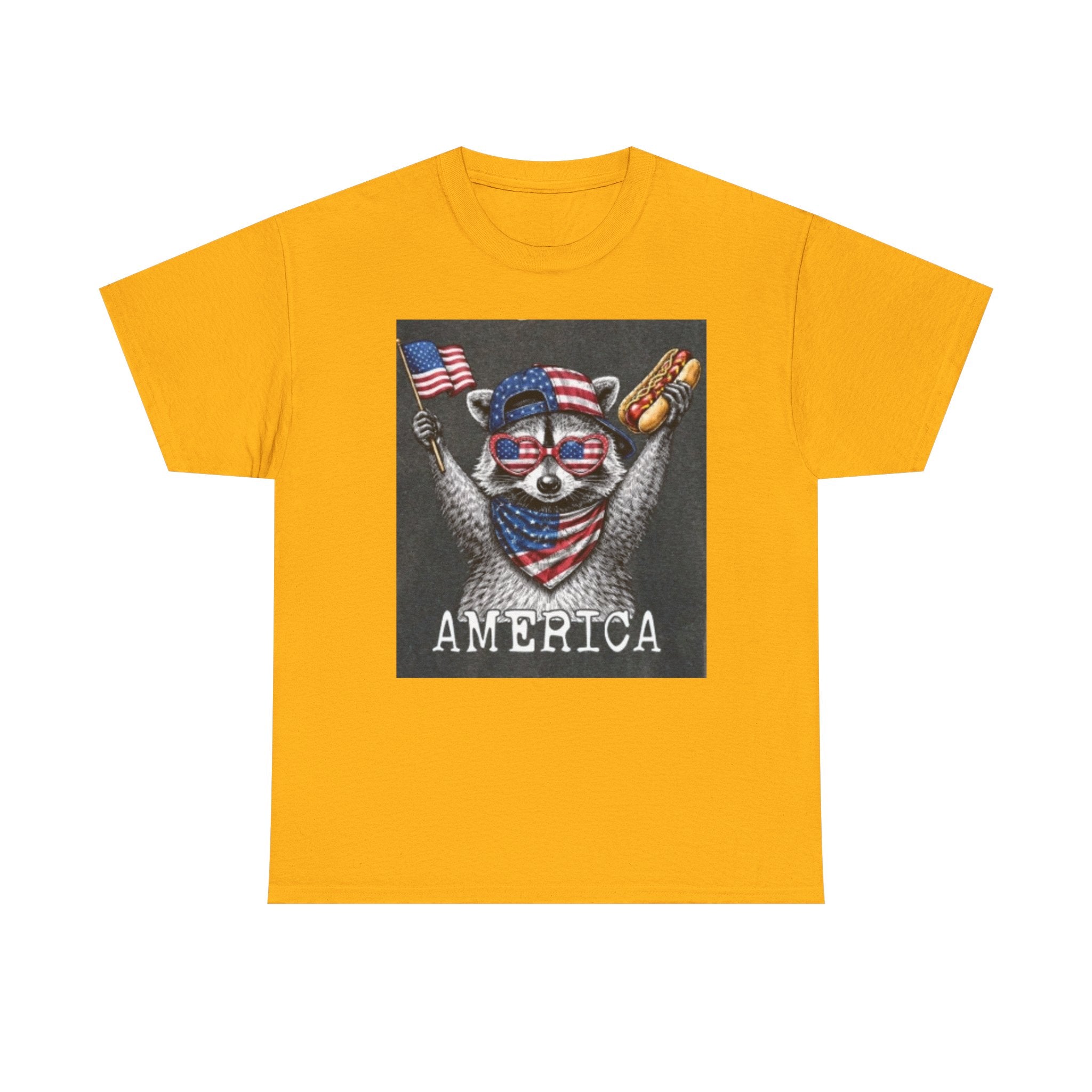 Patriotic Raccoon 'America' T-Shirt
