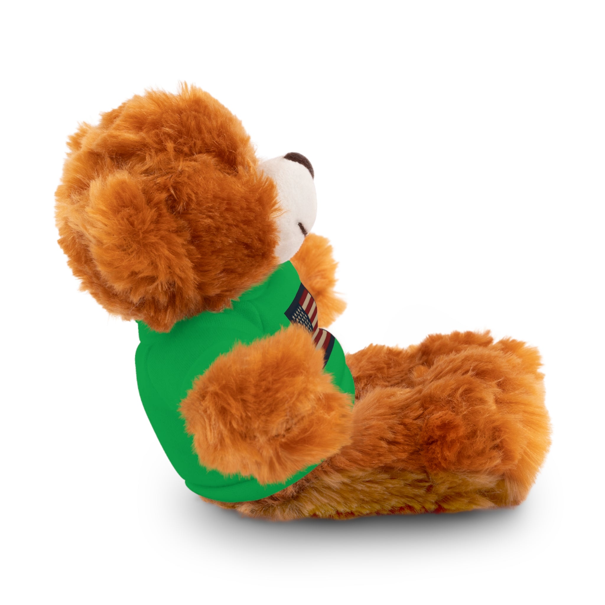 American Flag Teddy Bear with Tee — Patriotic Plush Gift