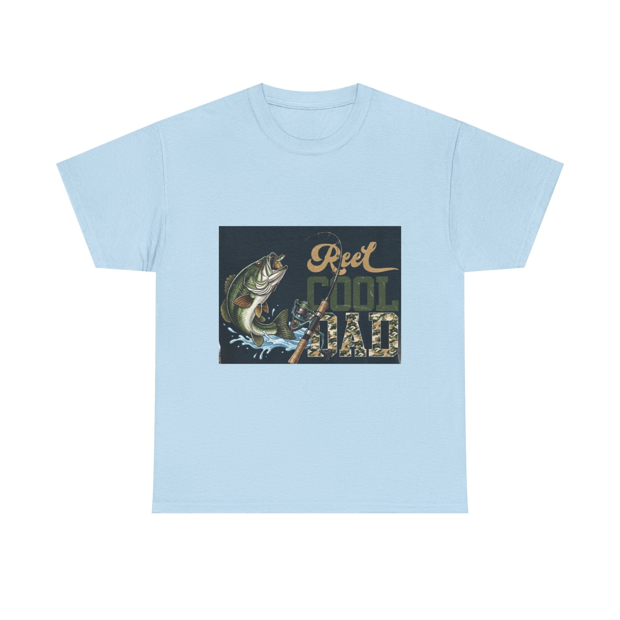 Fishing T-Shirt — "Reel Cool Dad" Graphic Tee