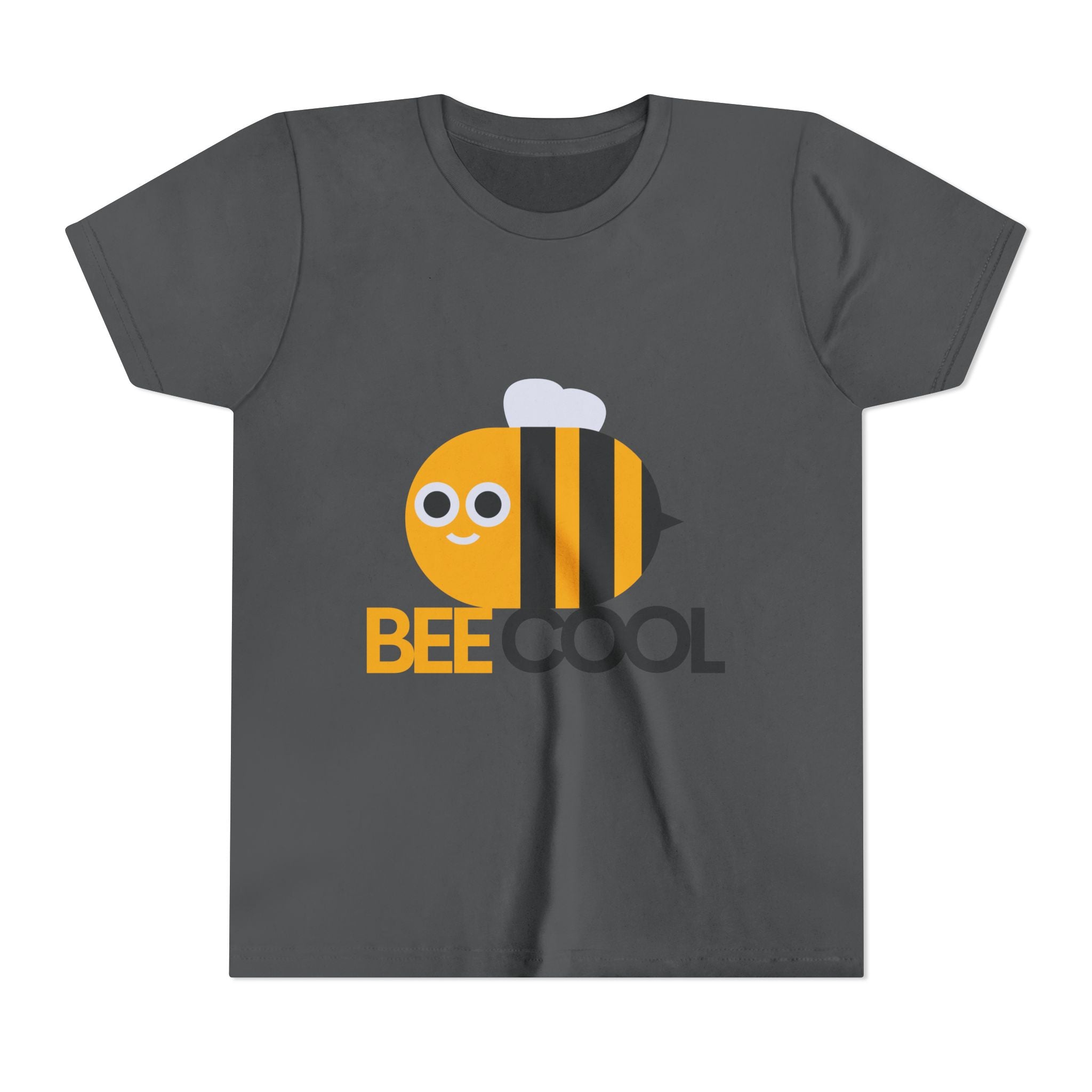 Bee Cool Kids Tee — Cute Bee Graphic Youth Short Sleeve Shirt
