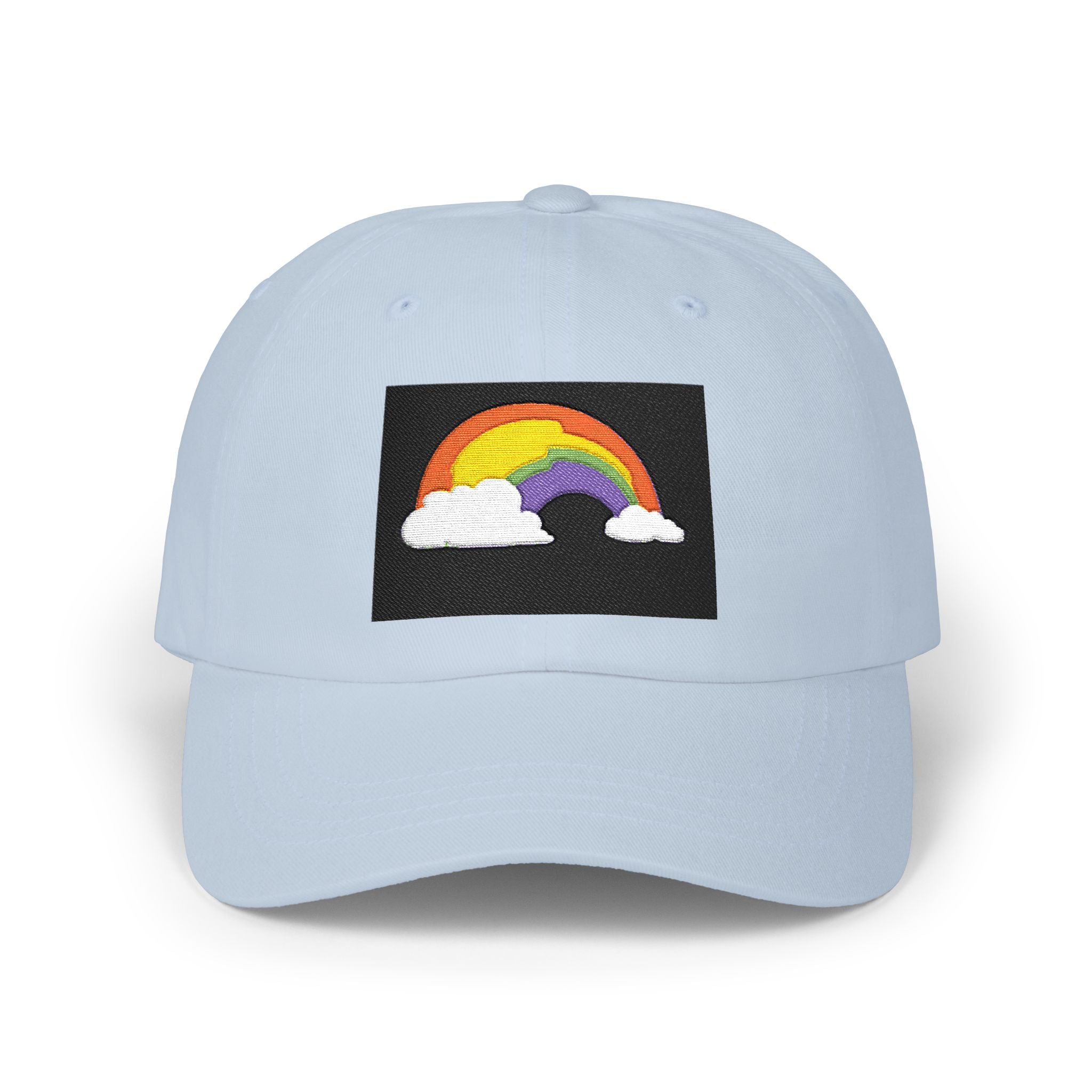 Dad Cap — Embroidered Rainbow Patch Baseball Hat
