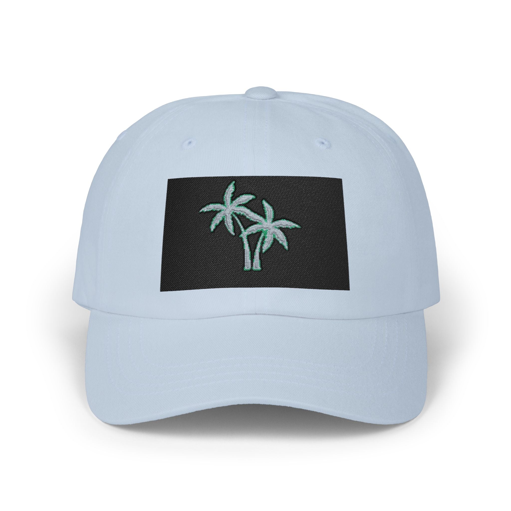 Embroidered Palm Tree Dad Cap – Tropical Beach Hat