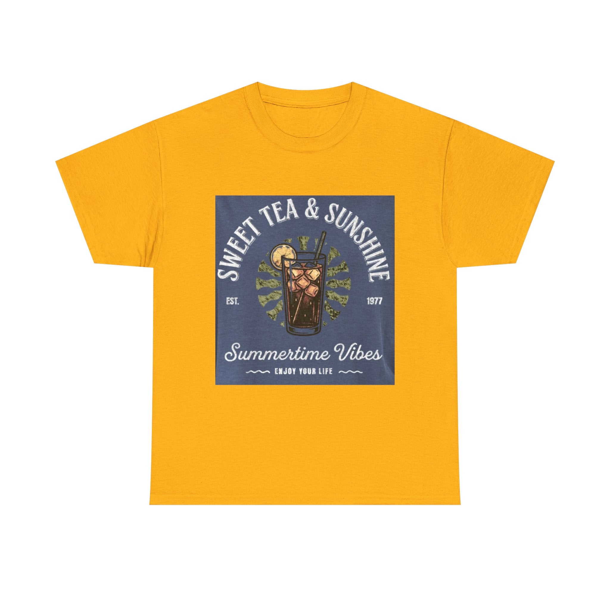 Sweet Tea & Sunshine Tee — Summertime Vibes Iced Tea Graphic T-Shirt