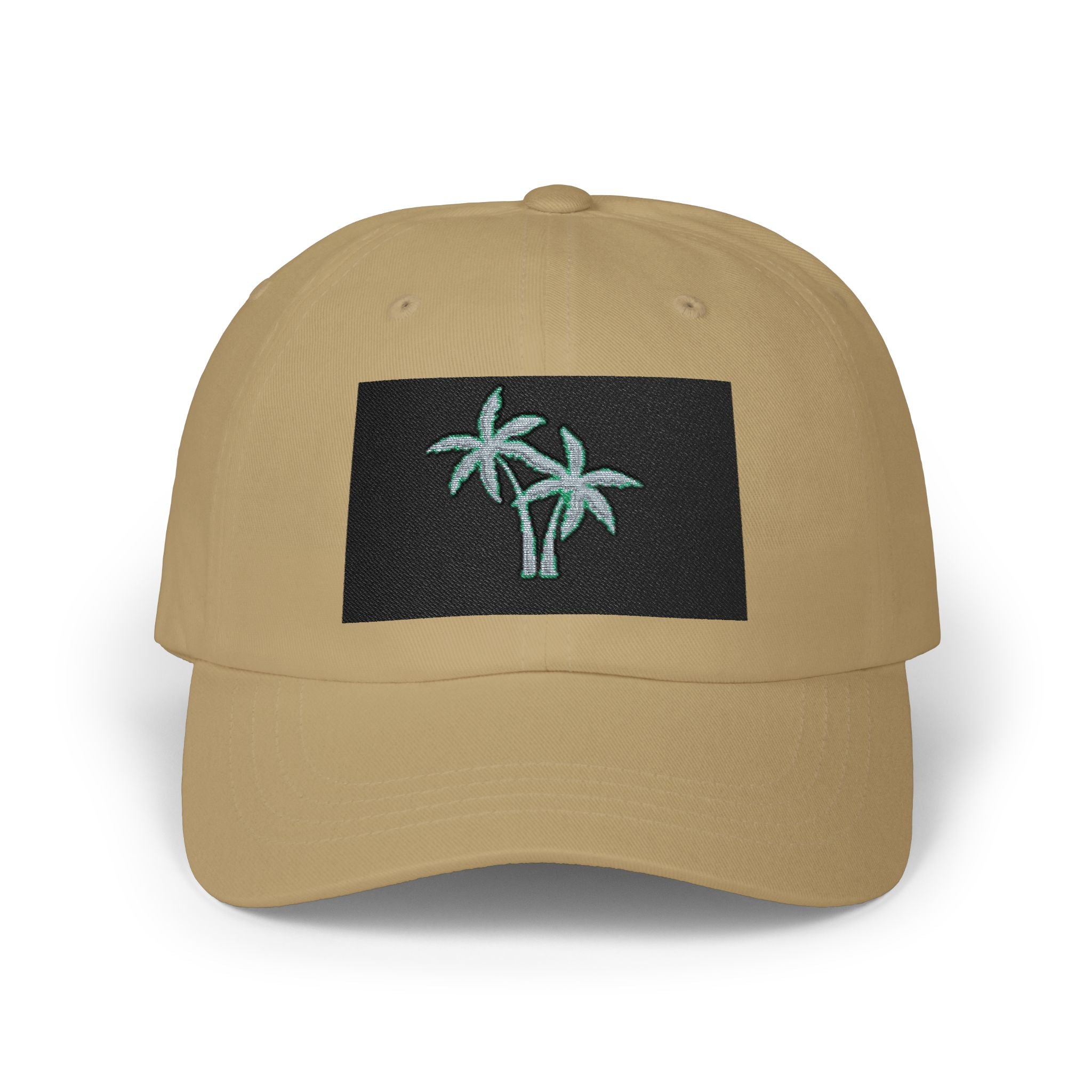 Embroidered Palm Tree Dad Cap – Tropical Beach Hat