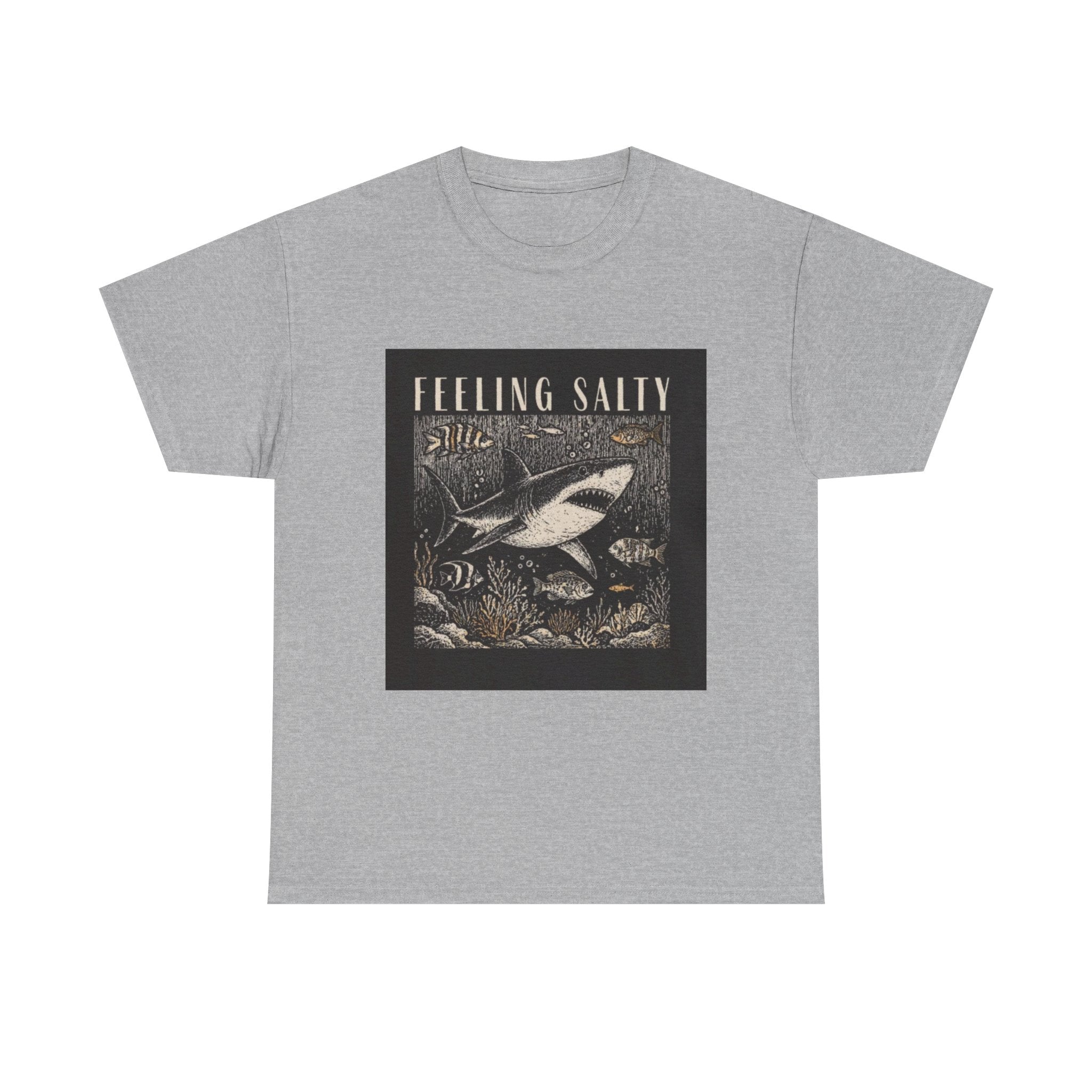 Feeling Salty Shark T-Shirt – Vintage Ocean Graphic Tee