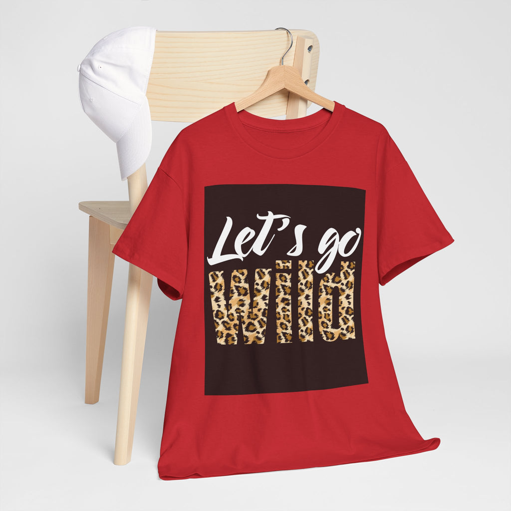 Let's Go Wild Leopard Graphic Tee
