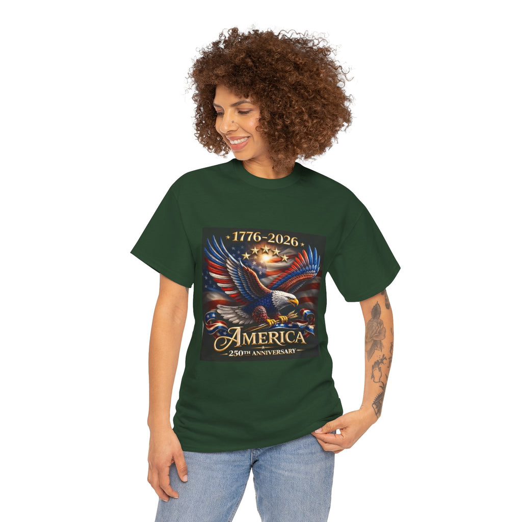 America 250th Anniversary T-Shirt — 1776–2026 Patriotic Eagle Tee