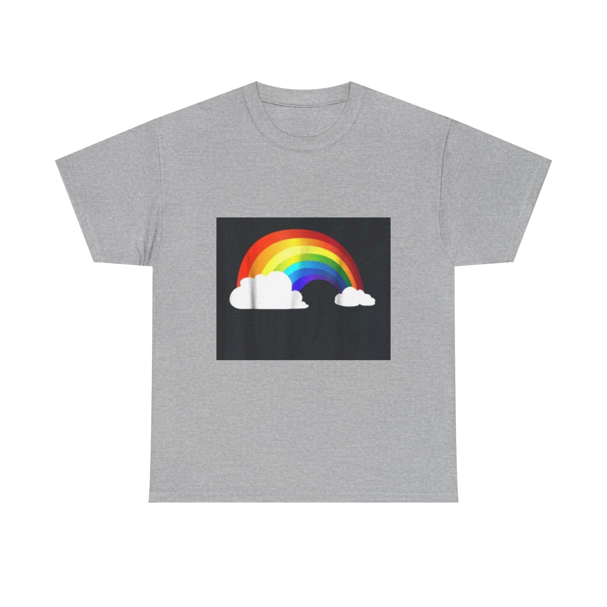 Rainbow Clouds T-Shirt — Bright Pride Graphic Tee
