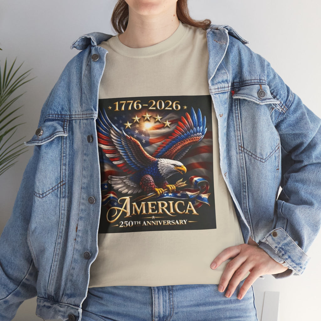 America 250th Anniversary T-Shirt — 1776–2026 Patriotic Eagle Tee
