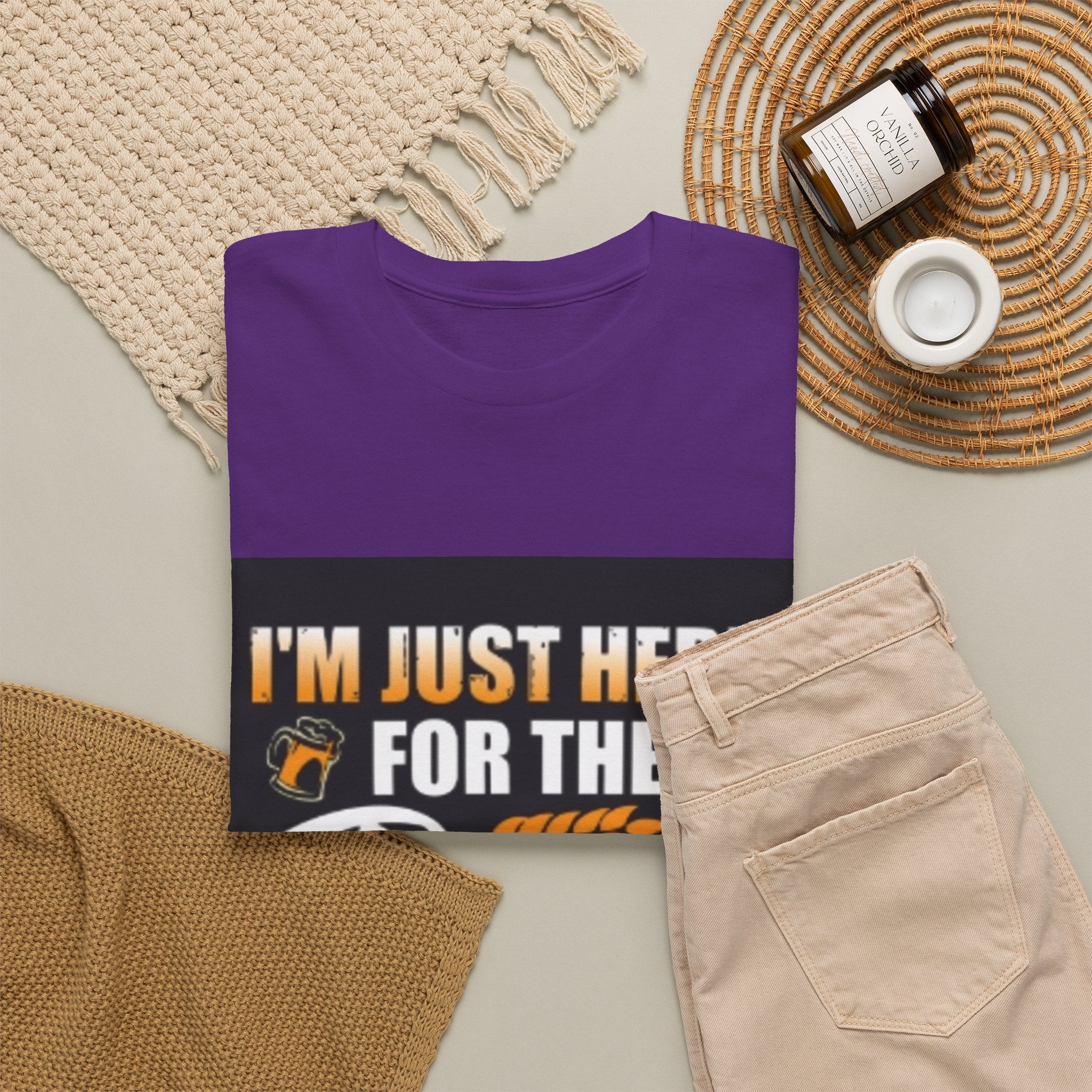 I'm Just Here for the Beer T-Shirt — Funny Beer Drinking Tee for Parties & Oktoberfest