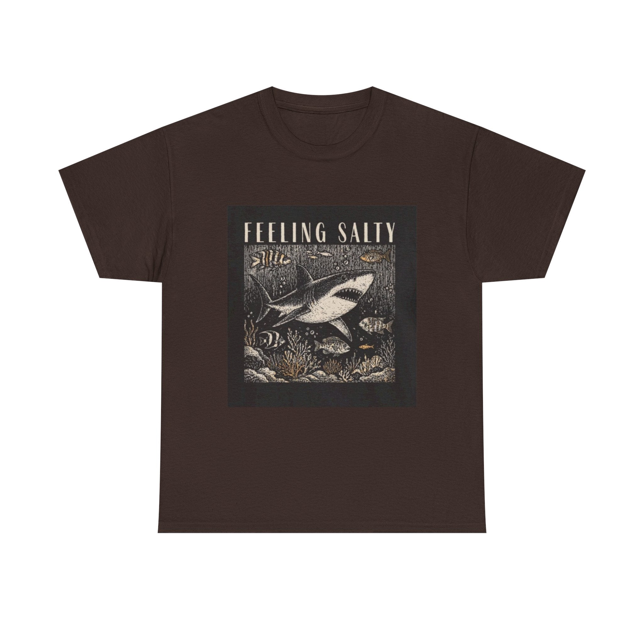 Feeling Salty Shark T-Shirt – Vintage Ocean Graphic Tee