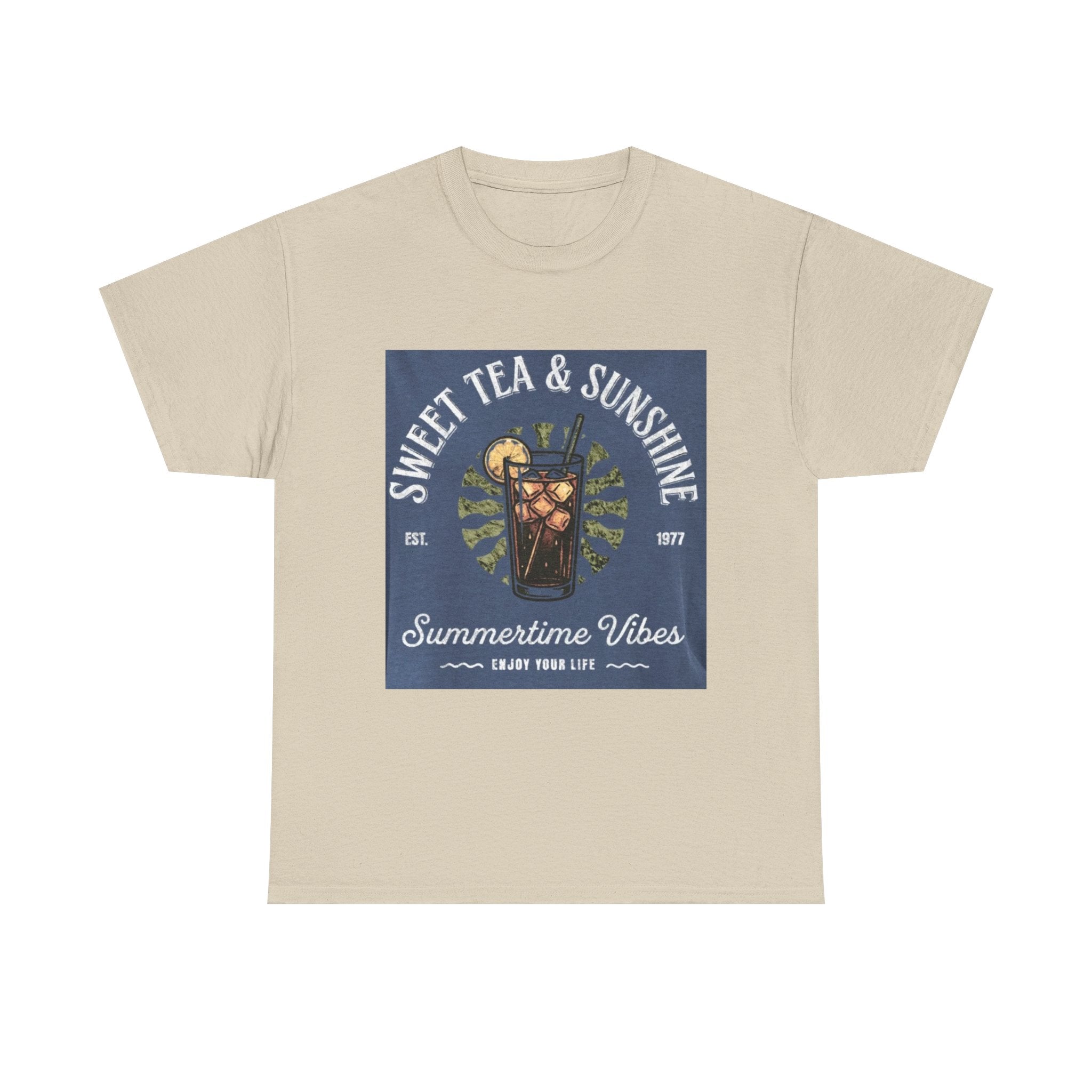 Sweet Tea & Sunshine Tee — Summertime Vibes Iced Tea Graphic T-Shirt