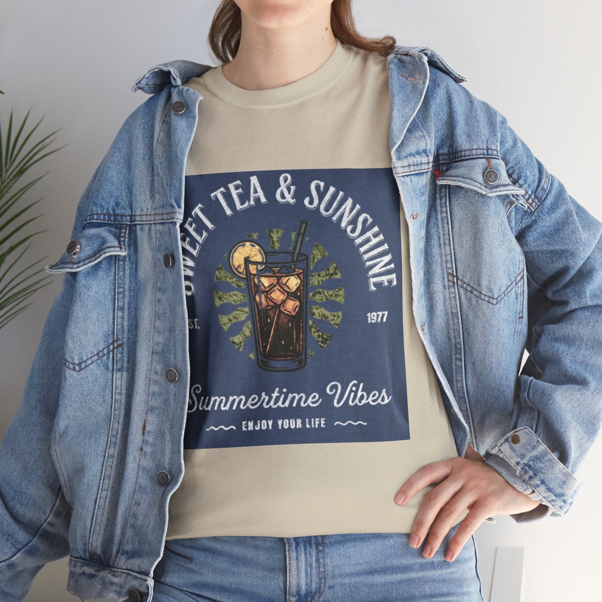 Sweet Tea & Sunshine Tee — Summertime Vibes Iced Tea Graphic T-Shirt
