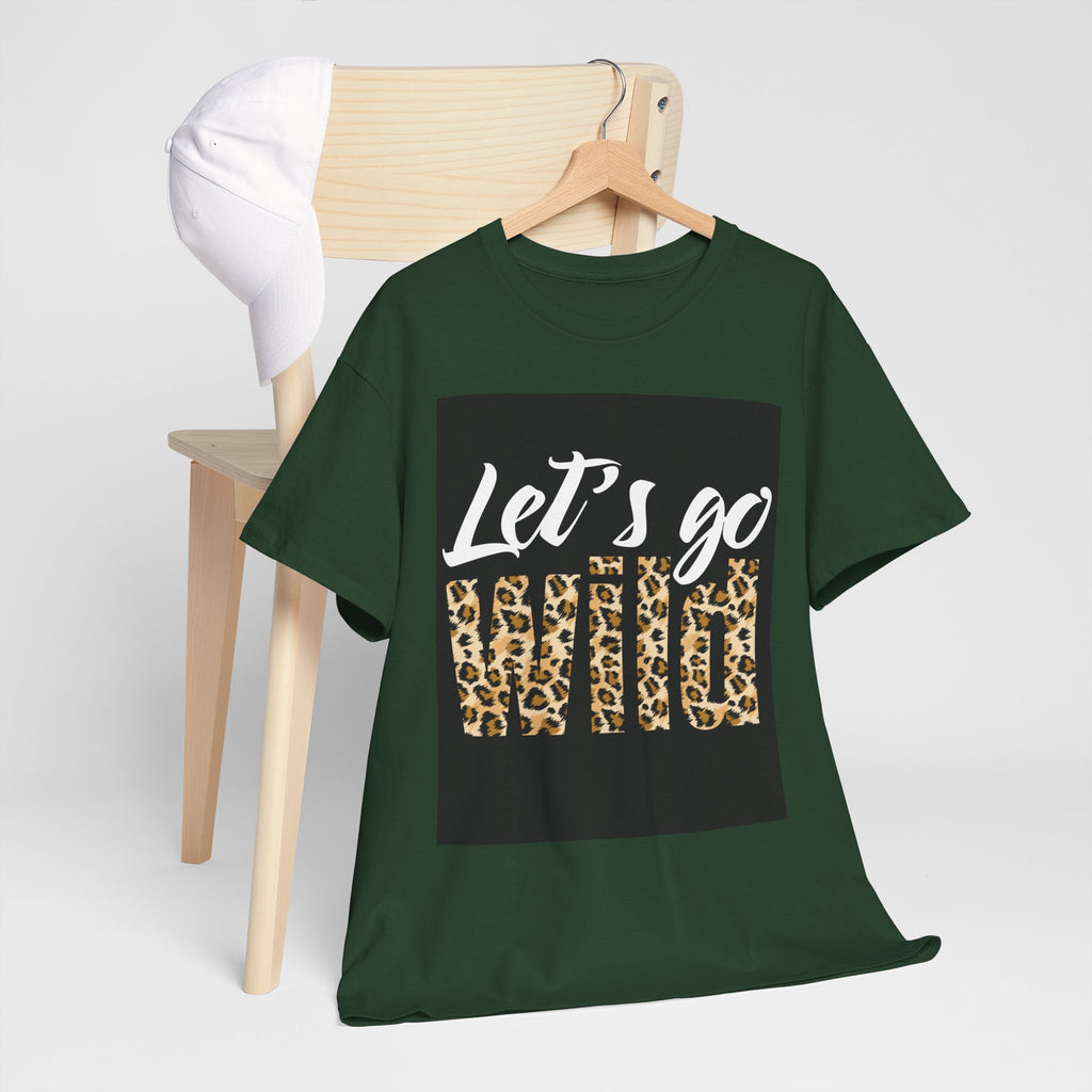 Let's Go Wild Leopard Graphic Tee