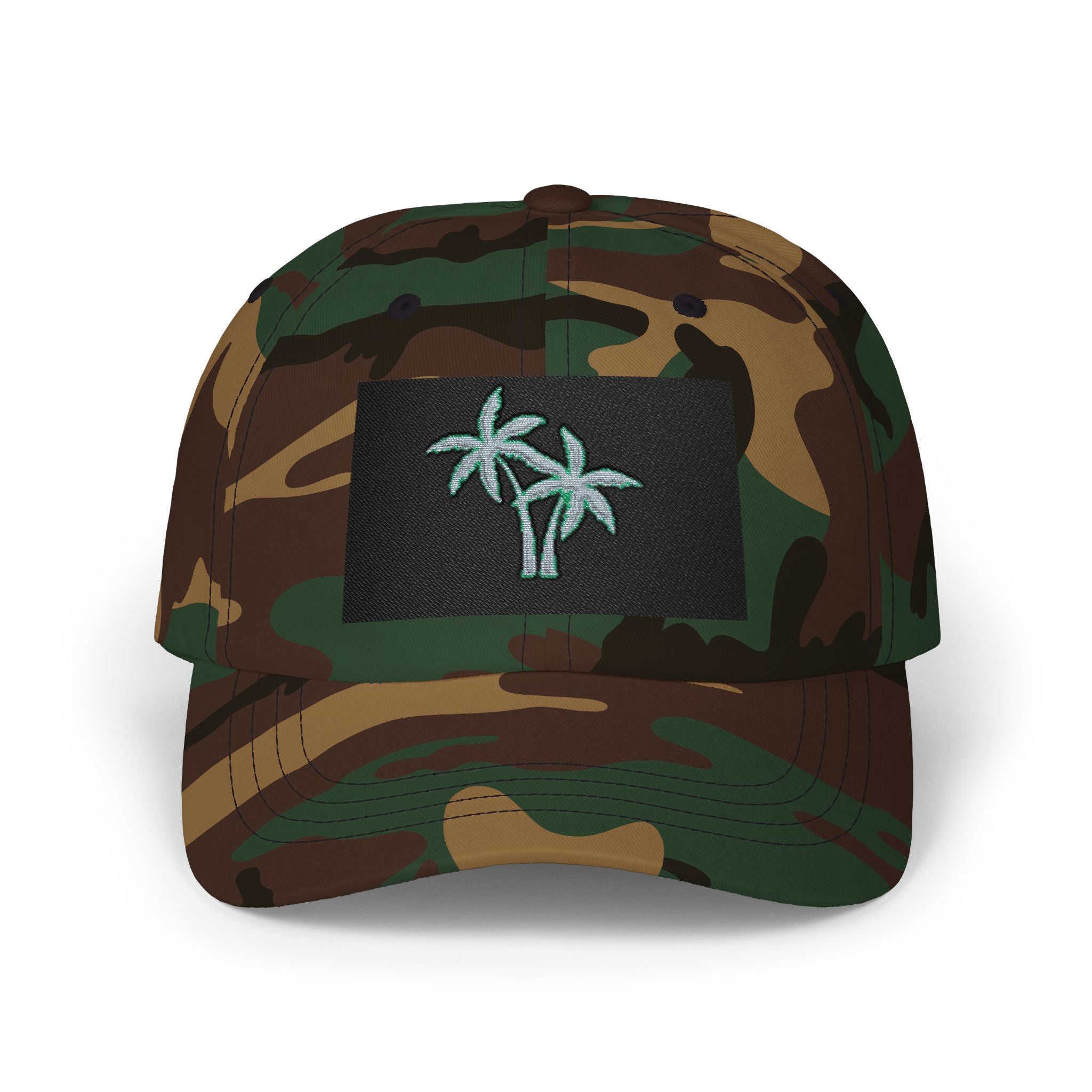 Embroidered Palm Tree Dad Cap – Tropical Beach Hat