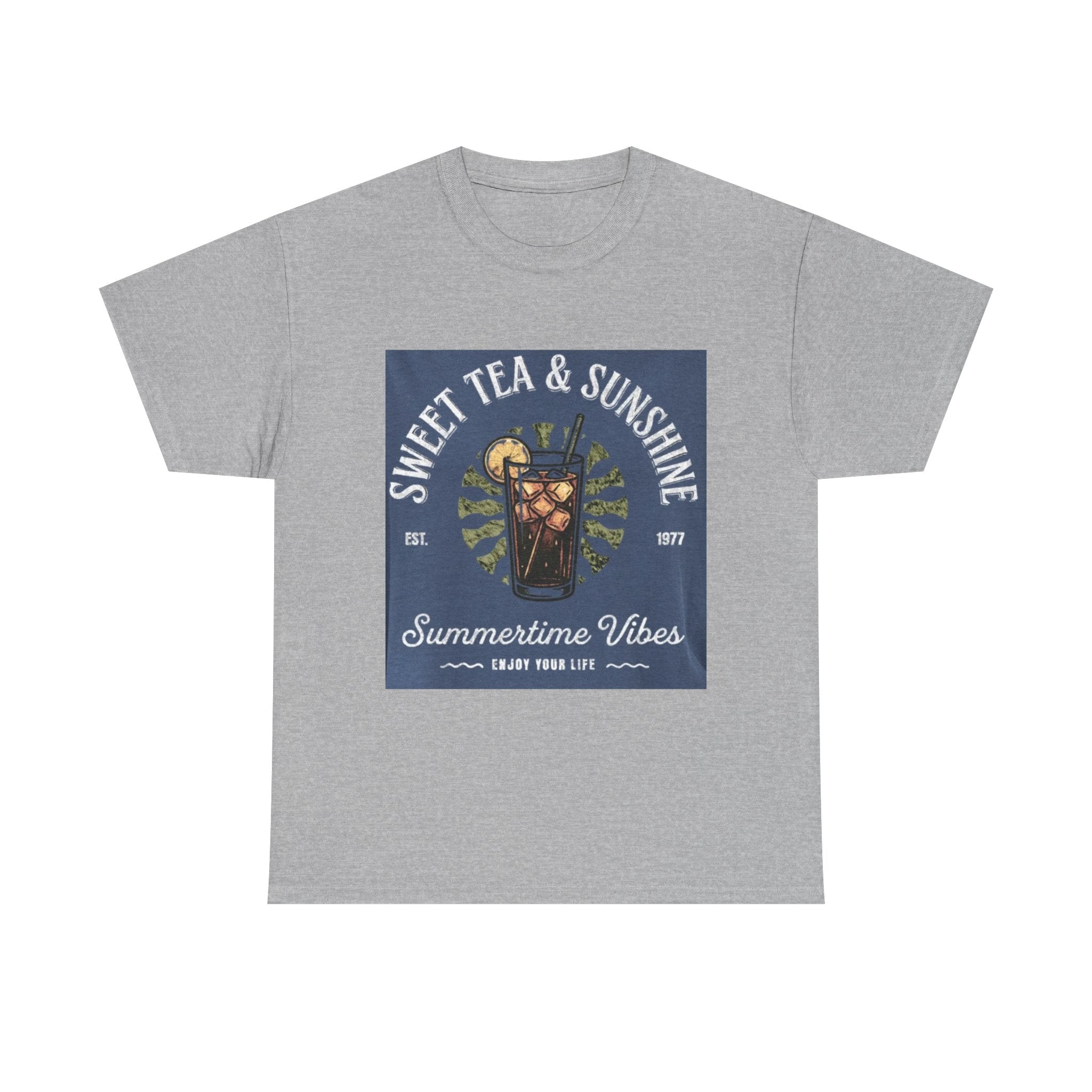 Sweet Tea & Sunshine Tee — Summertime Vibes Iced Tea Graphic T-Shirt