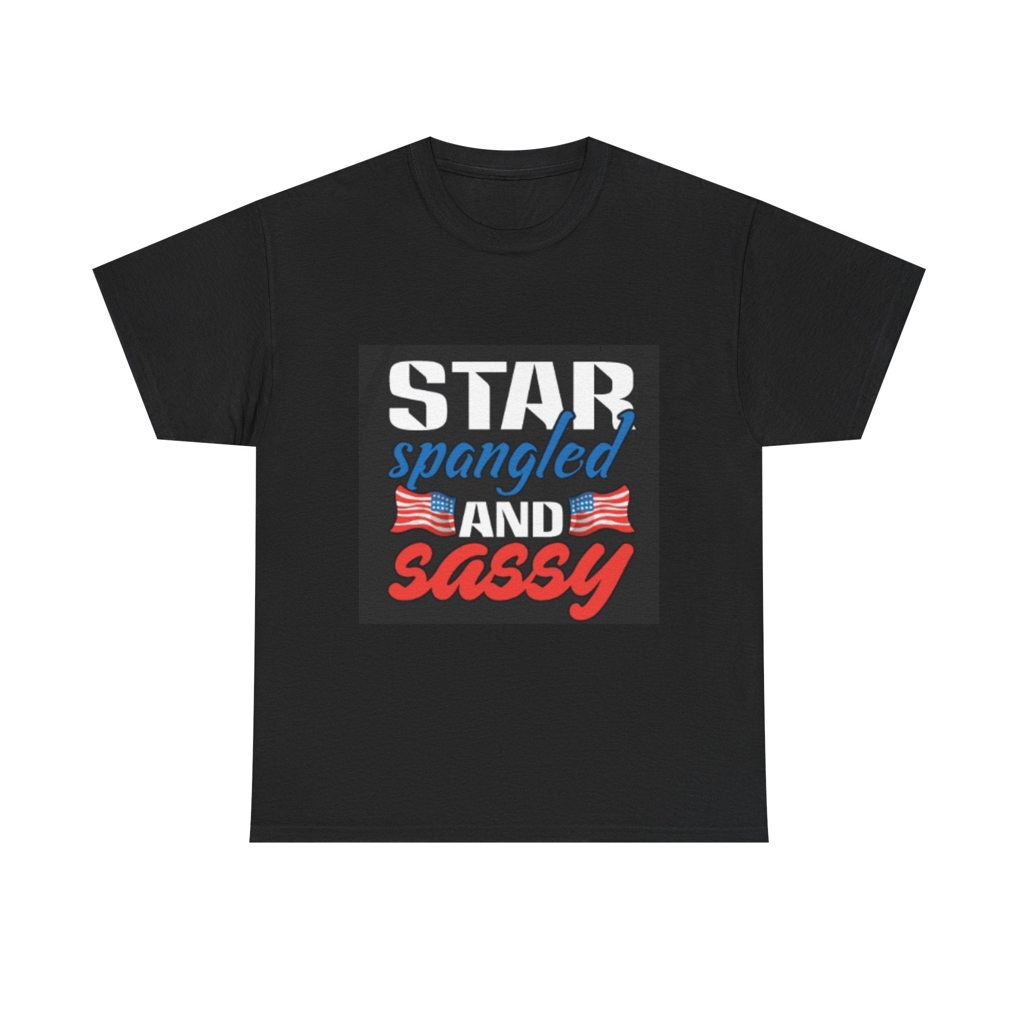 Star Spangled and Sassy Tee — Patriotic 4th of July Shirt with Flags
