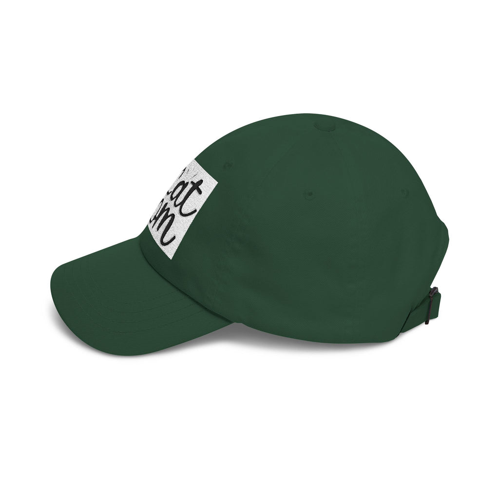 Cat Mom Dad Cap – White Embroidered Cat Mom Baseball Hat