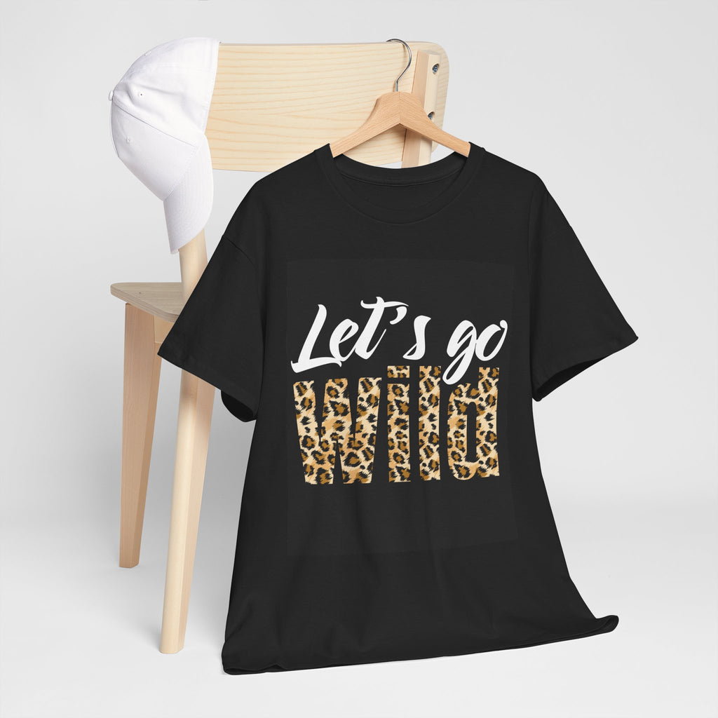 Let's Go Wild Leopard Graphic Tee