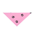 Pink Paw Print Pet Bandana - Cute Dog & Cat Scarf for Daily Wear, Photo Shoots & Gifts