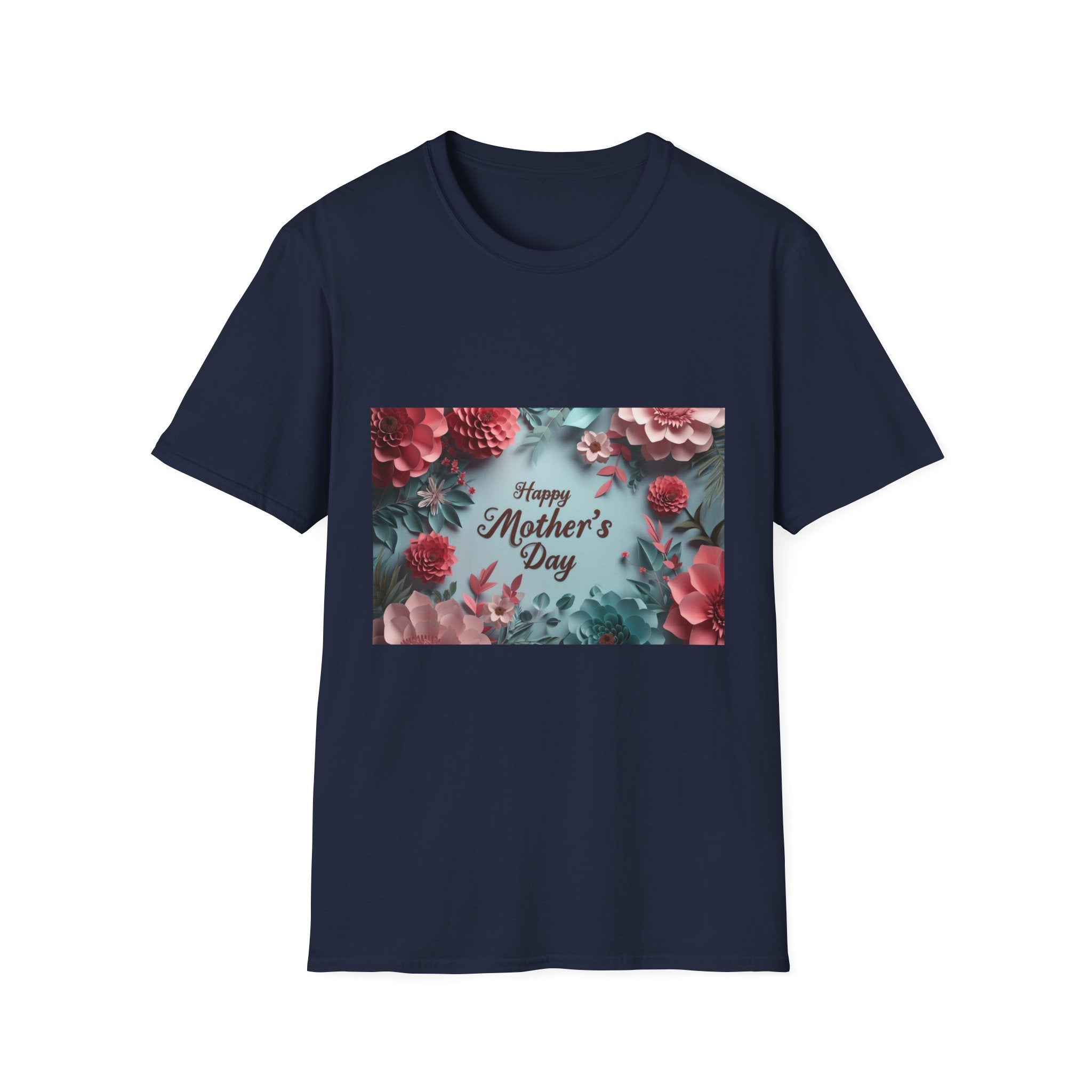 Mother's Day Floral T-Shirt — "Happy Mother's Day" Garden Bouquet Tee
