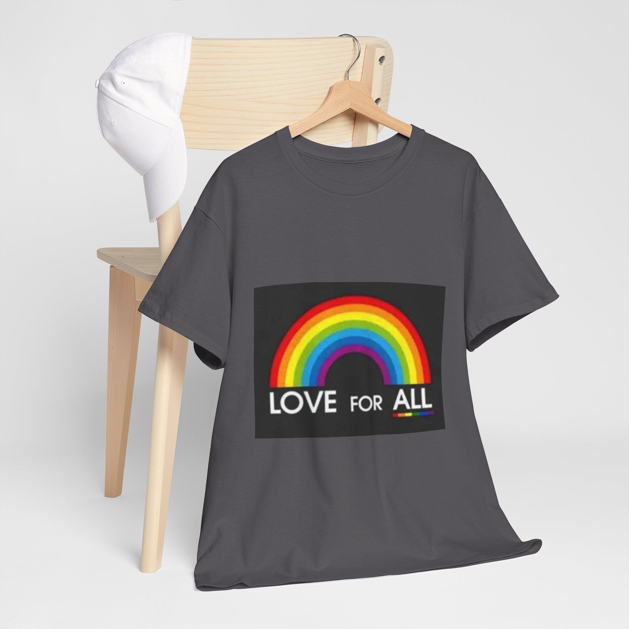 T-Shirt — 'Love For All' Rainbow Pride Tee