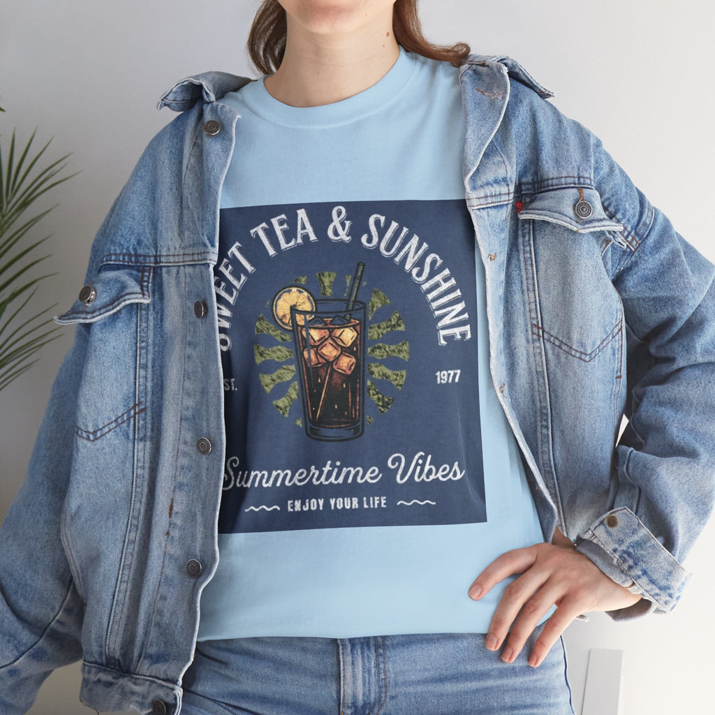 Sweet Tea & Sunshine Tee — Summertime Vibes Iced Tea Graphic T-Shirt
