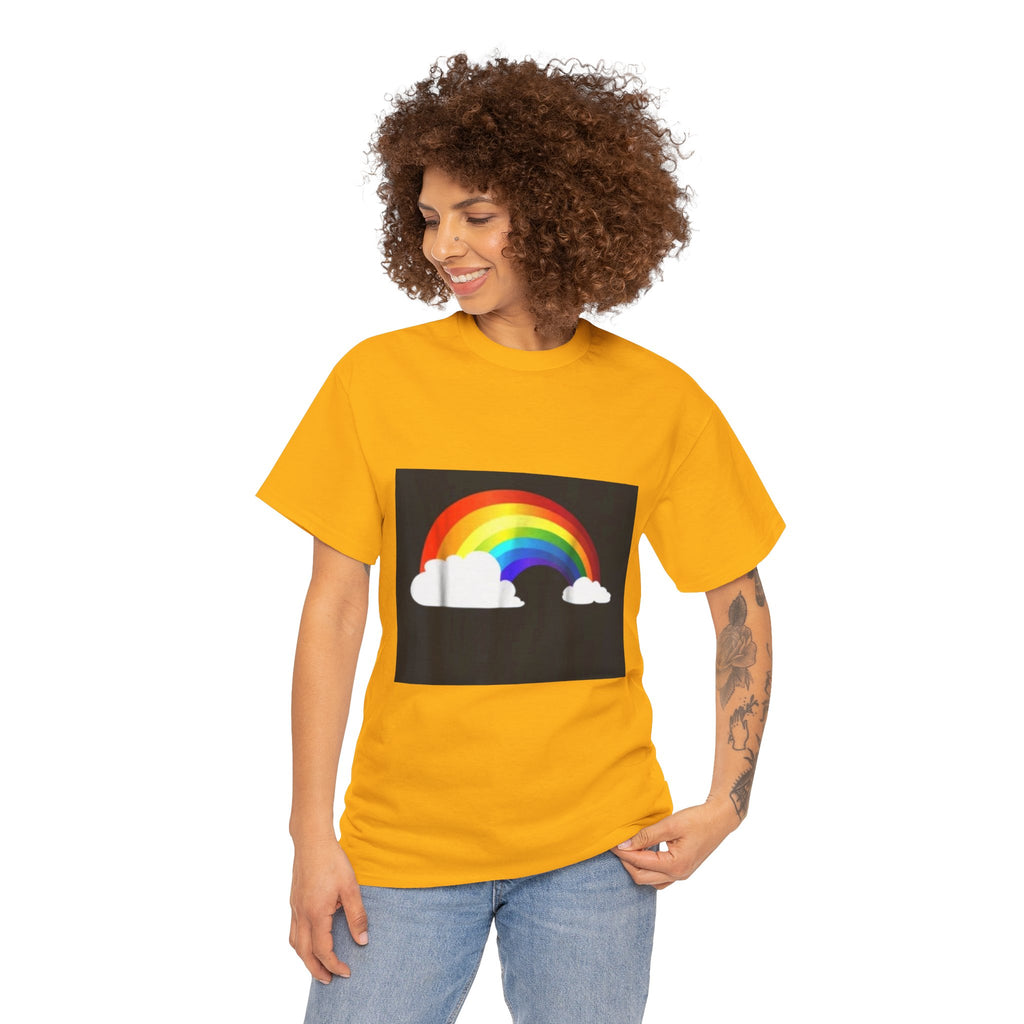 Rainbow Clouds T-Shirt — Bright Pride Graphic Tee
