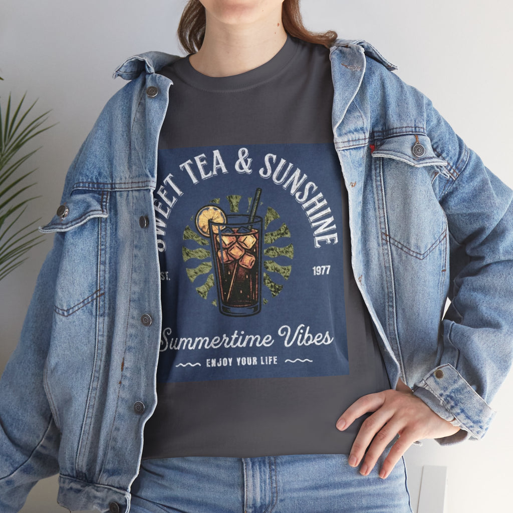 Sweet Tea & Sunshine Tee — Summertime Vibes Iced Tea Graphic T-Shirt