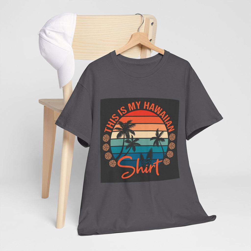 This Is My Hawaiian Shirt Tee — Vintage Sunset Palm Beach T-Shirt