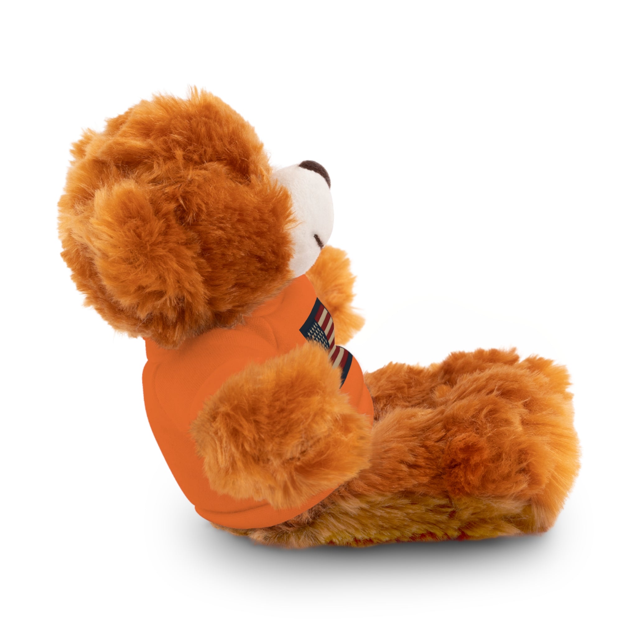 American Flag Teddy Bear with Tee — Patriotic Plush Gift