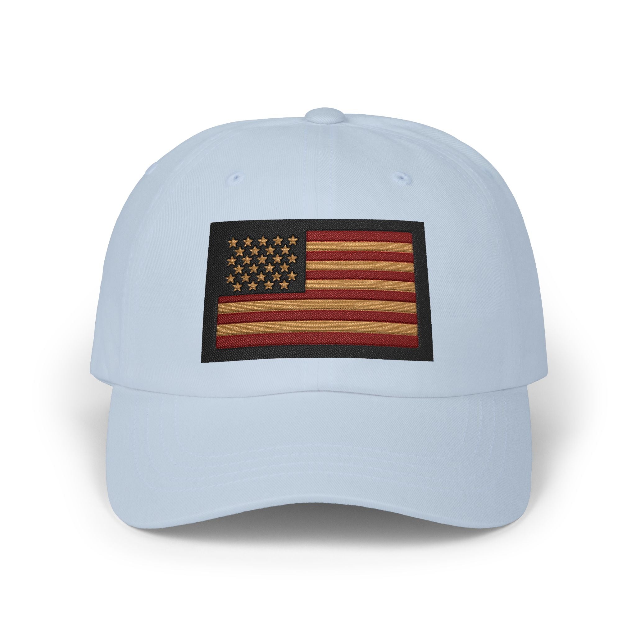 Vintage American Flag Dad Cap — Embroidered USA Baseball Hat