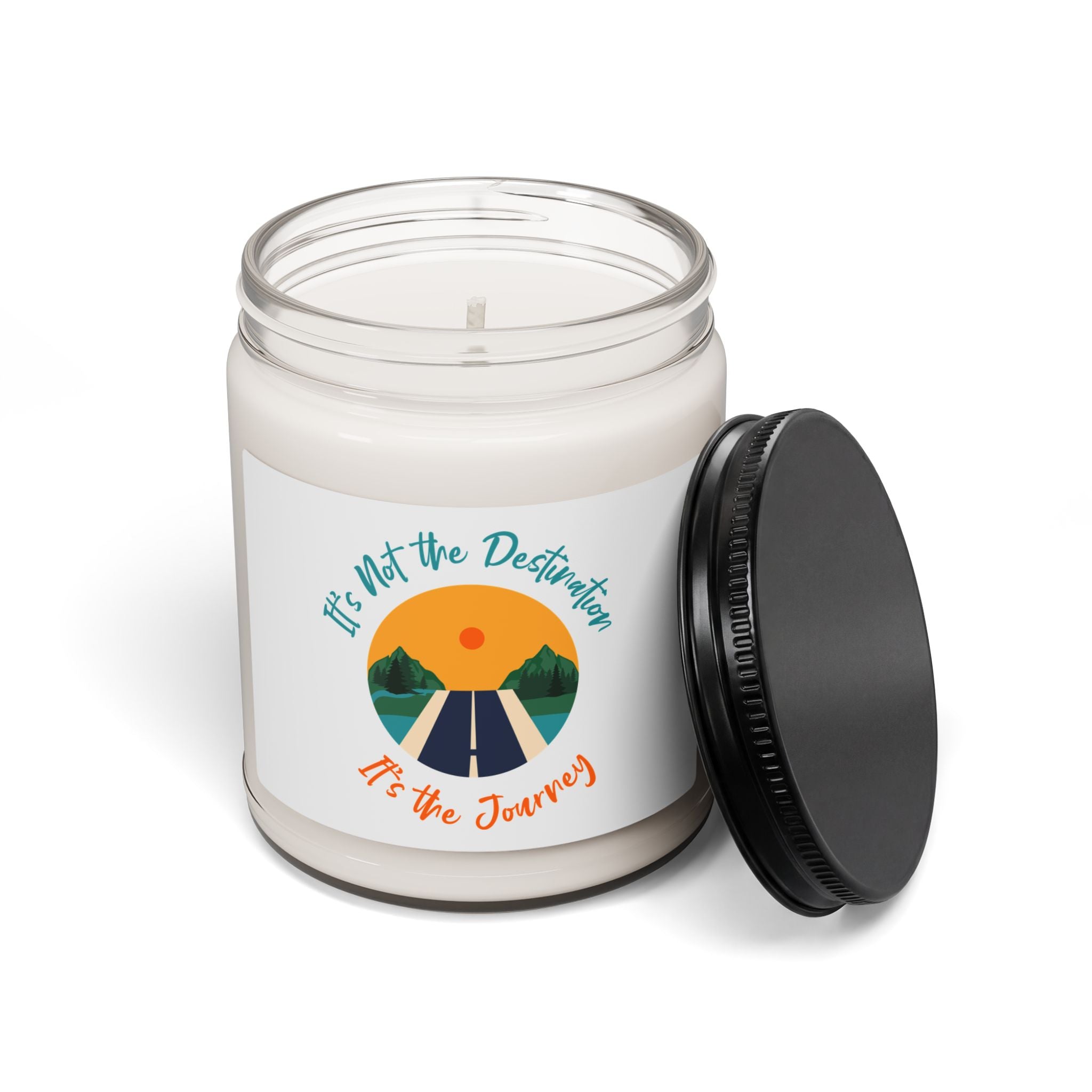 Soy Candle — “It’s Not the Destination, It’s the Journey” Inspired Scented Candle (9 oz)