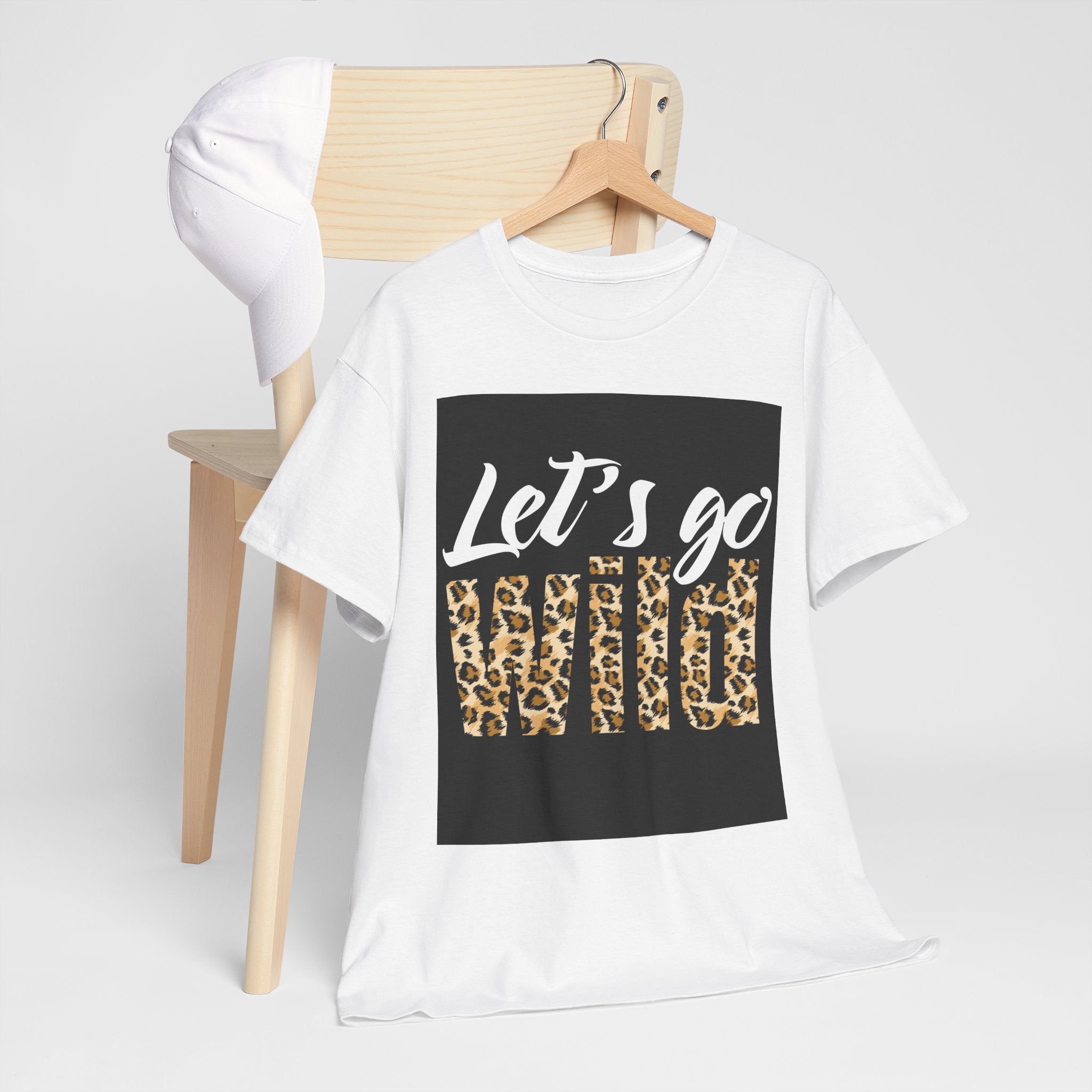 Let's Go Wild Leopard Graphic Tee