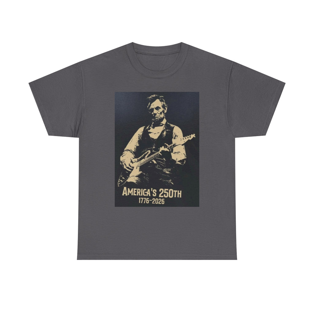 America's 250th Guitar Tee — 1776–2026 Patriotic Rock T‑Shirt