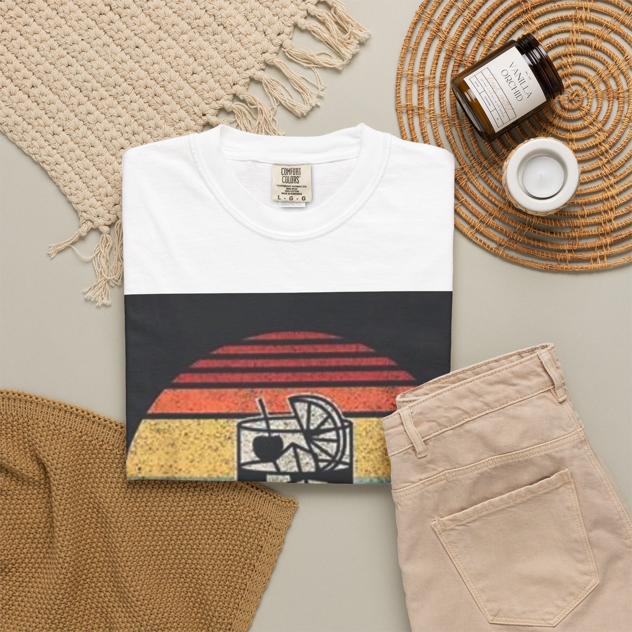 T-Shirt — "Call Me Old Fashioned" Retro Cocktail Graphic Tee