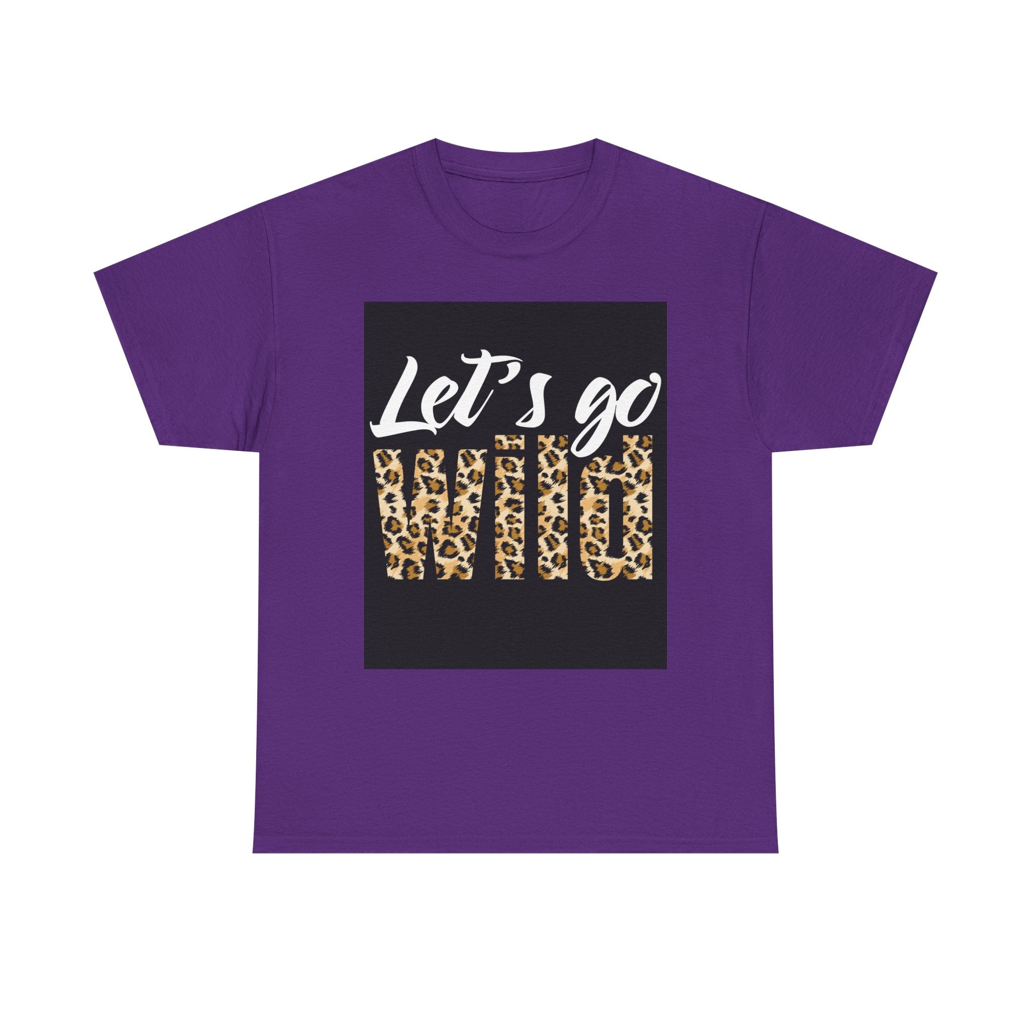 Let's Go Wild Leopard Graphic Tee