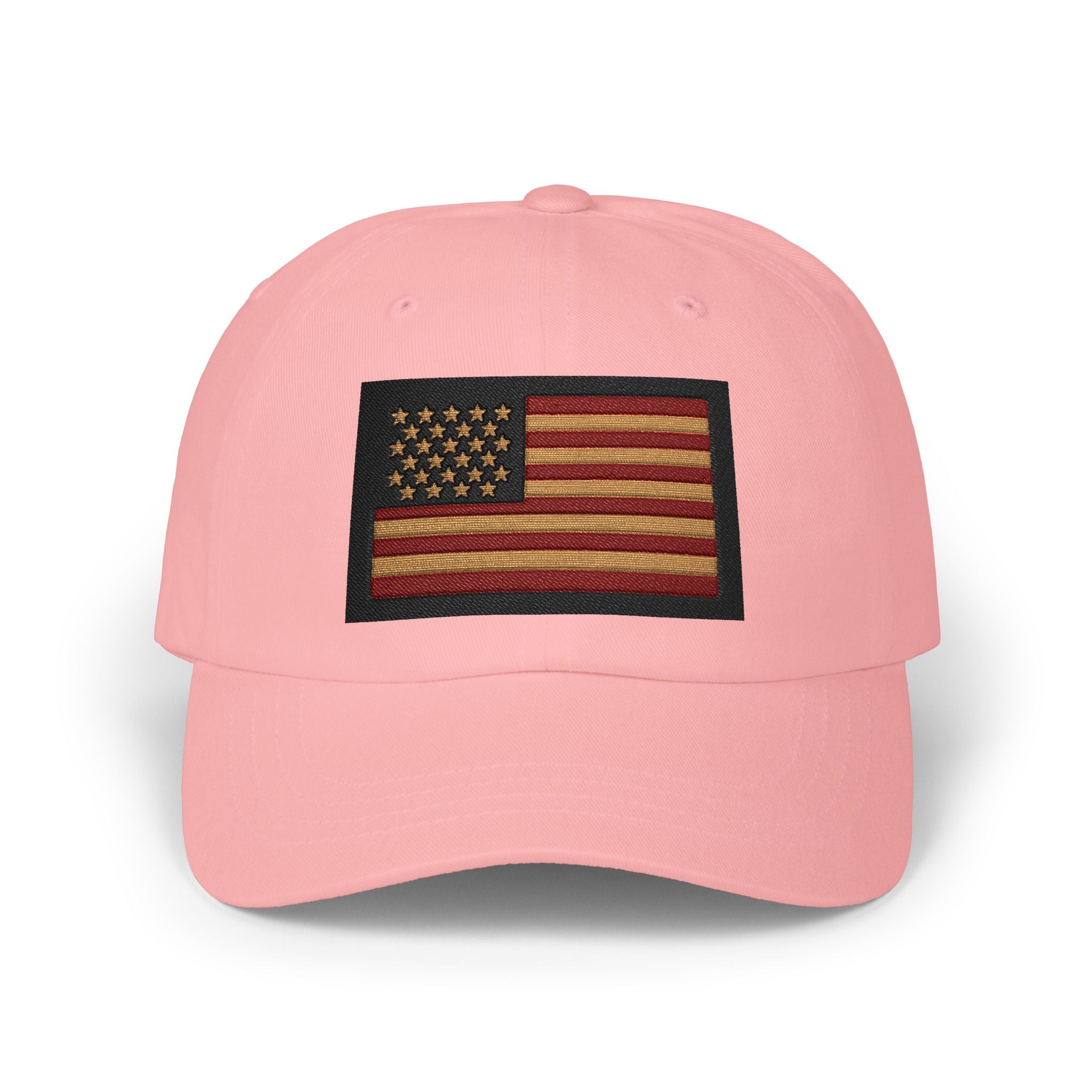 Vintage American Flag Dad Cap — Embroidered USA Baseball Hat