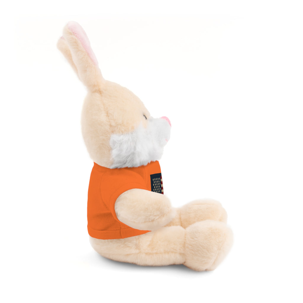 American Flag Teddy Bear with Tee — Patriotic Plush Gift