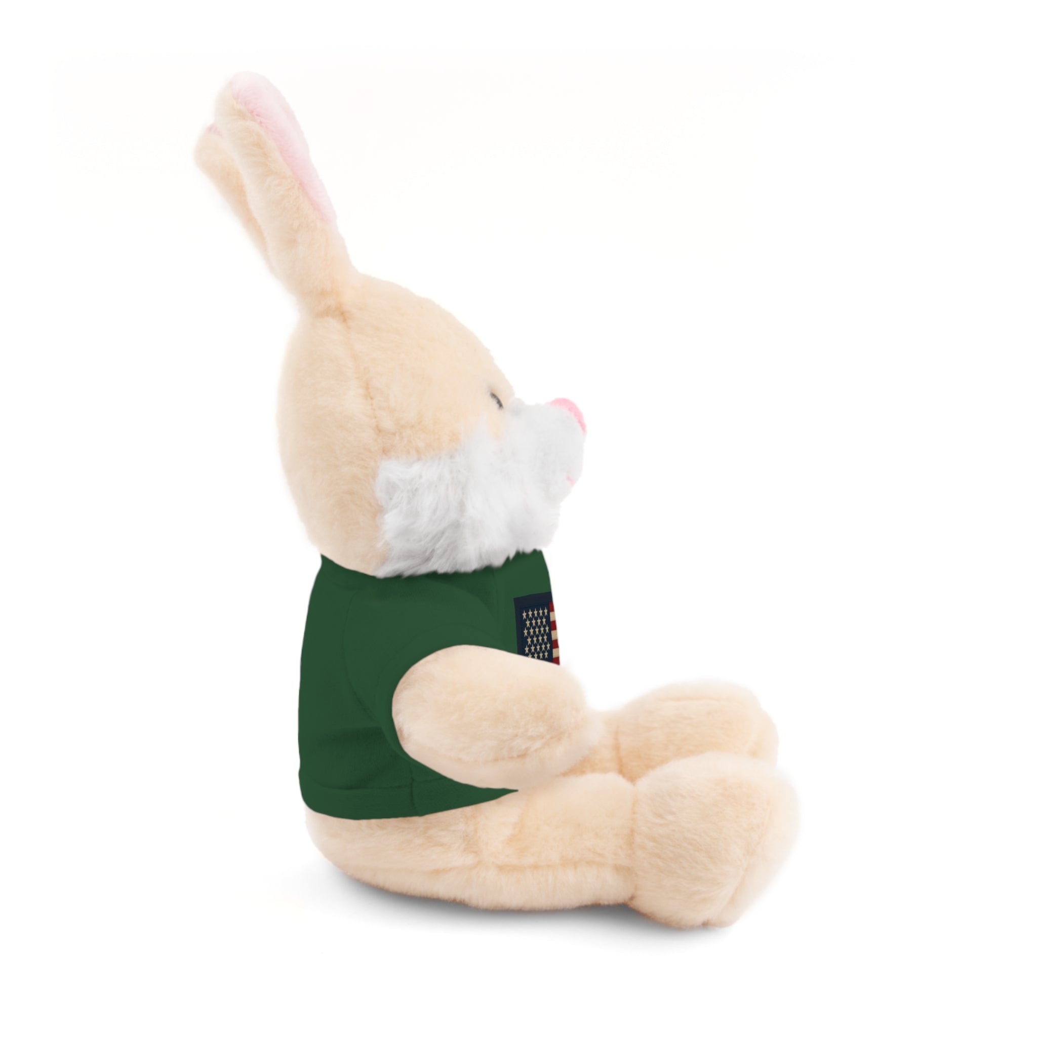 American Flag Teddy Bear with Tee — Patriotic Plush Gift