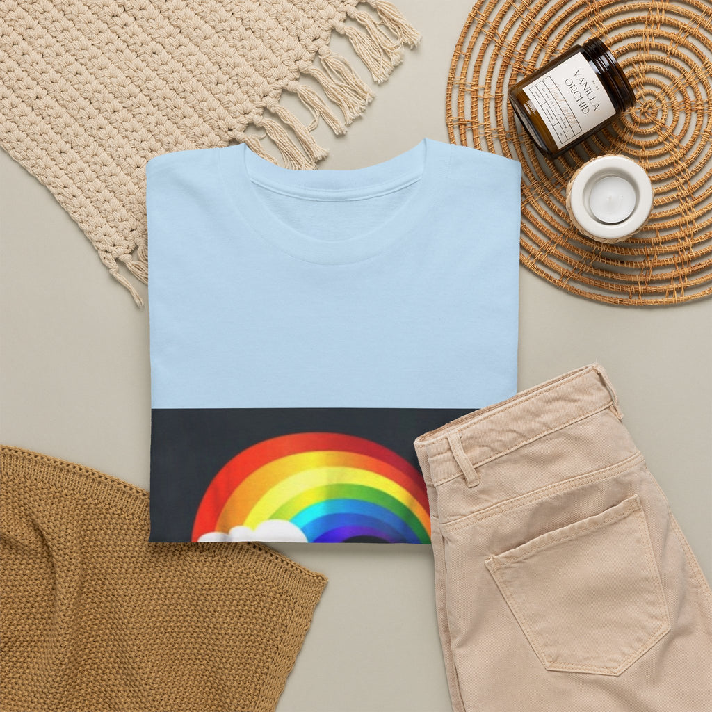 Rainbow Clouds T-Shirt — Bright Pride Graphic Tee