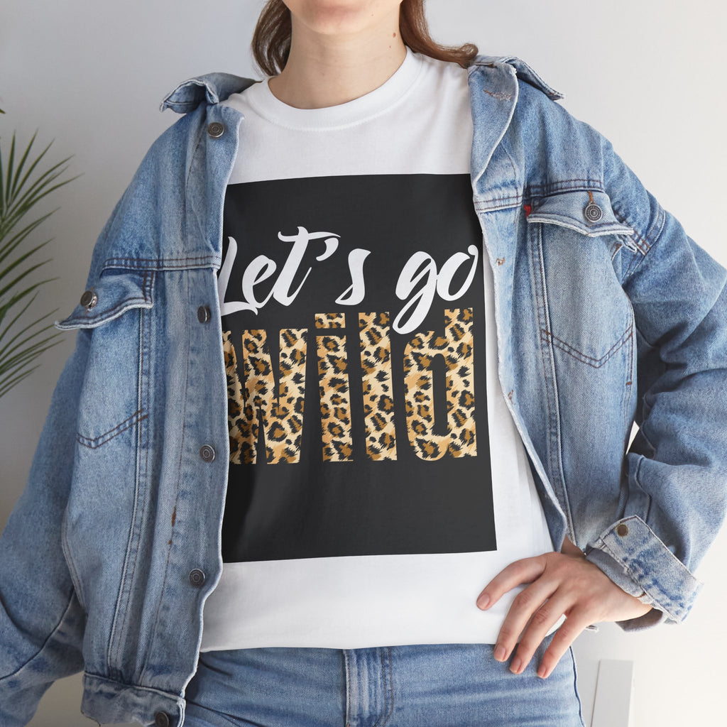 Let's Go Wild Leopard Graphic Tee